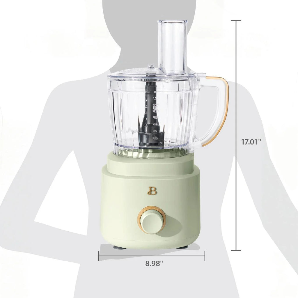 Beautiful 10-Cup Food Processor with Accessories. White Icing by Drew Barrymore