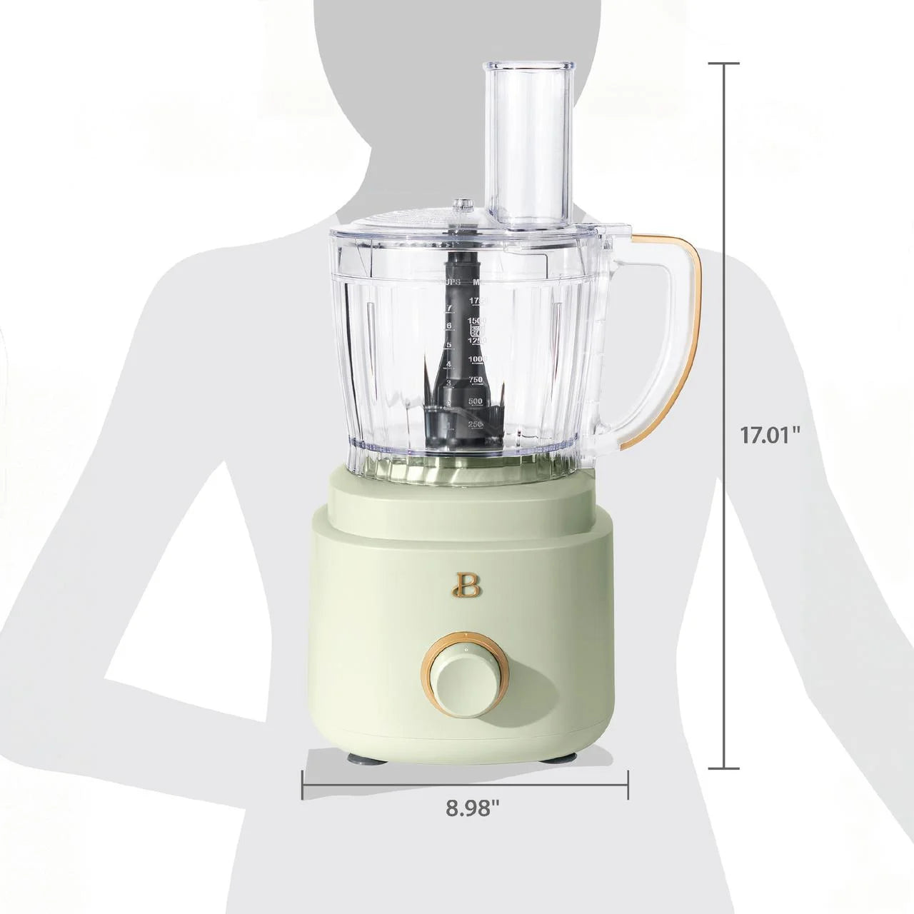 Beautiful 10-Cup Food Processor with Accessories. White Icing by Drew Barrymore