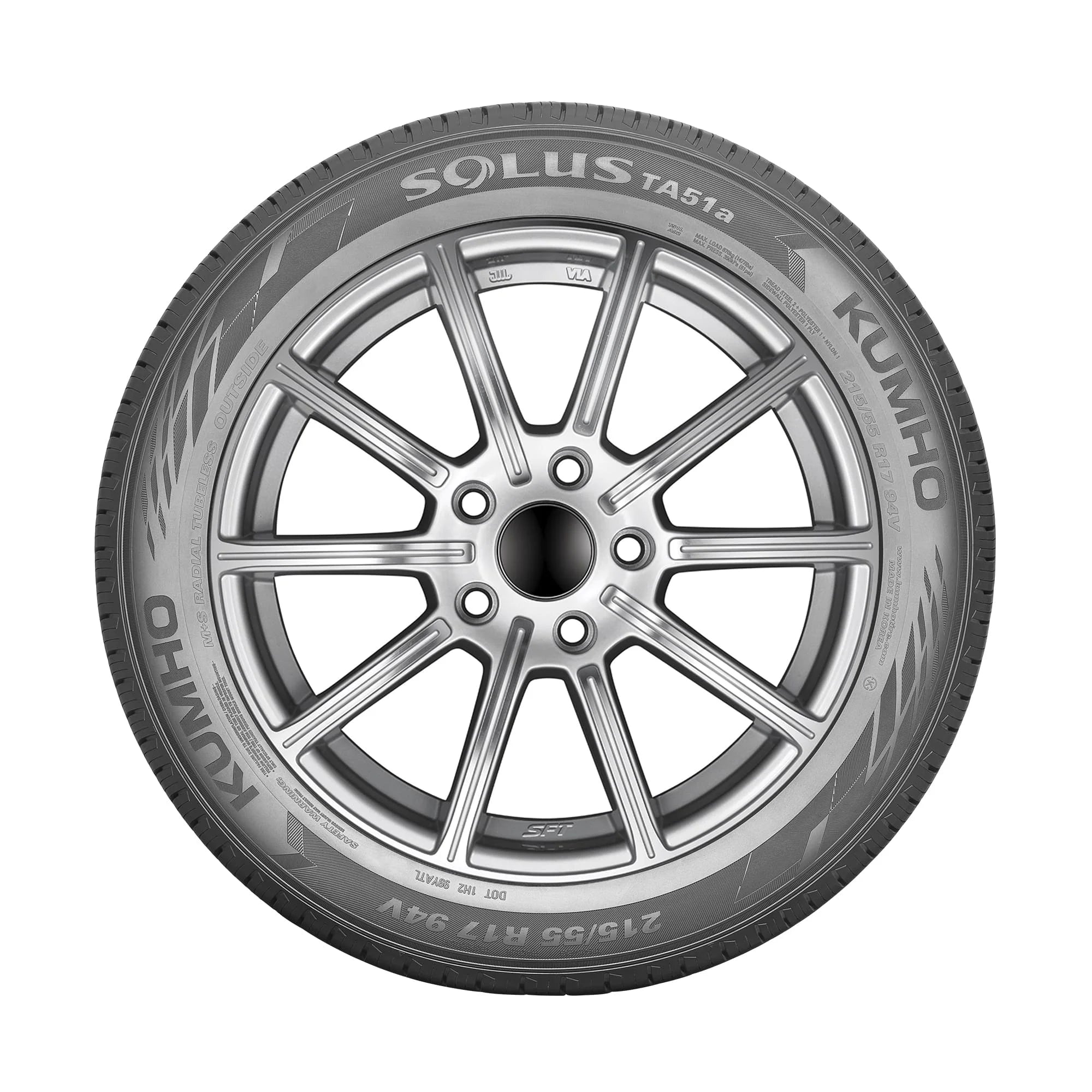 Kumho Solus TA51a All Season 215/45R17 87V Passenger Tire