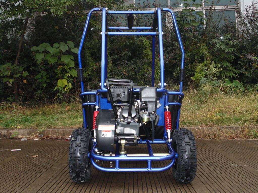 TrailMaster Mini XRS+ 163cc Kids Go-Kart | 2-Seater | Automatic | Ages 5�C11 | Off-Road Go Kart with 5.5HP Engine. Dual Suspension. and Disc Brakes
