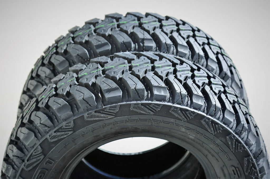 Set of 4 Accelera M/T-01 235/75R15 104/101Q C 6 Ply mud Light Truck Tires
