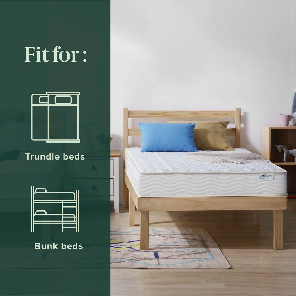 Mainstays 6 Innerspring Tight Top Mattress with Gel Foam. Twin
