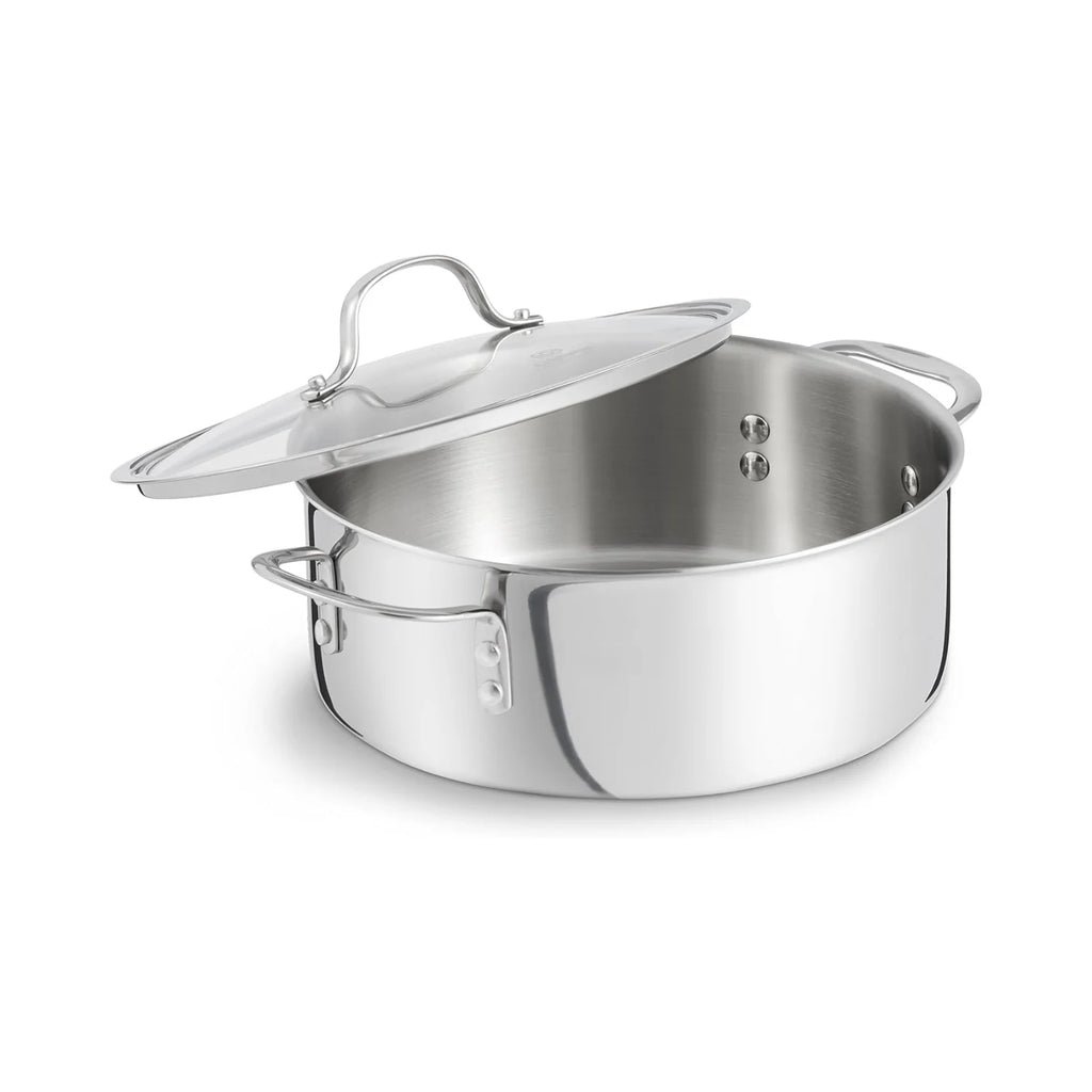 Calphalon Tri-Ply Stainless Steel Dutch Oven with Cover. 5 QT