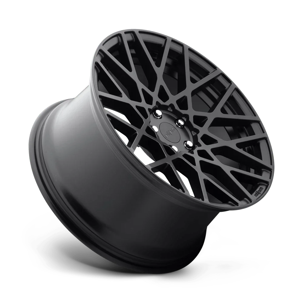 18x8.5 R112 Rotiform BLQ Matte Black Wheels 5x4.5 (38mm)