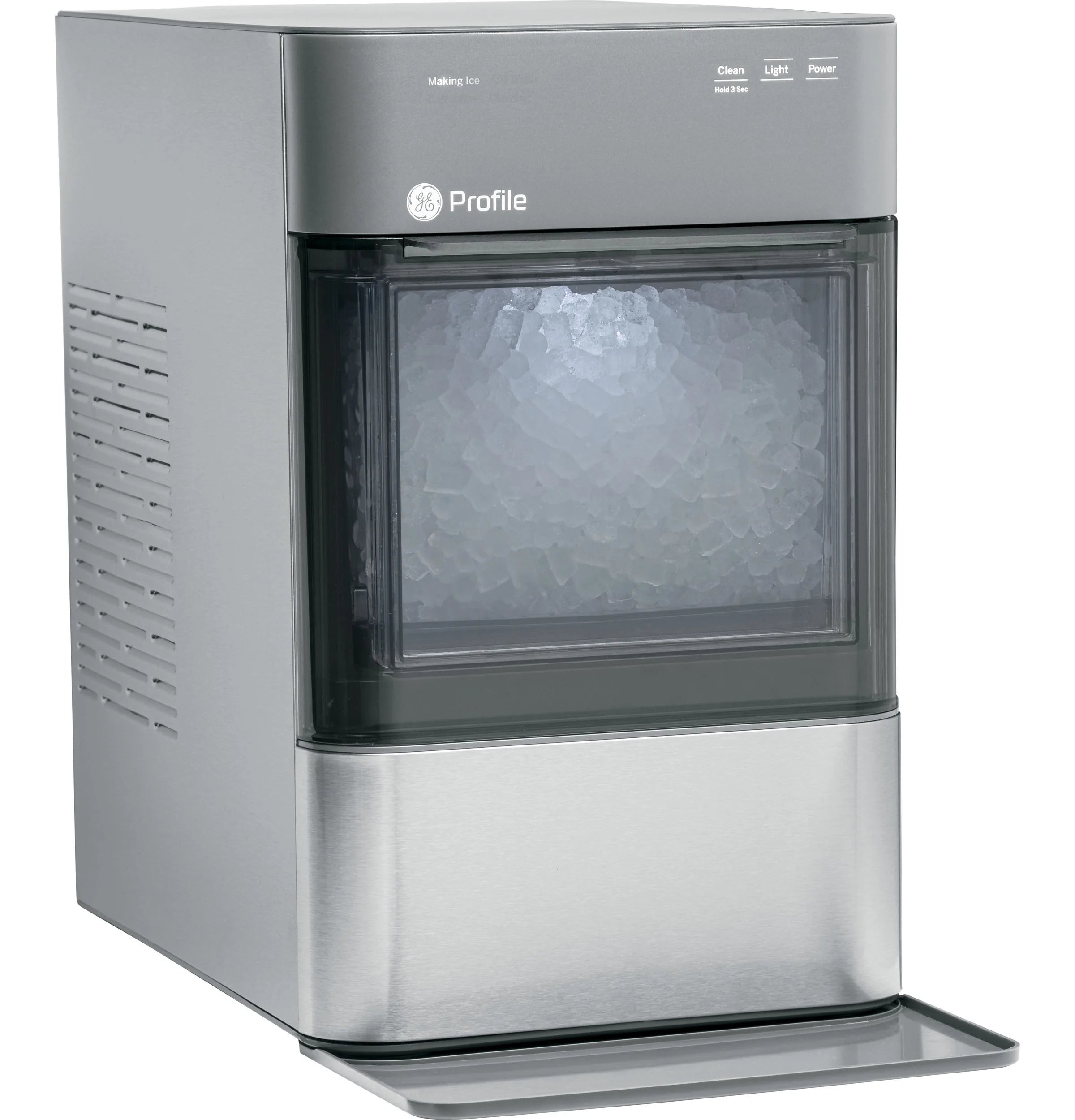 GE Appliances Opal 2.0 Countertop Nugget Ice Maker. 38 lb Maximum Output. Industrial