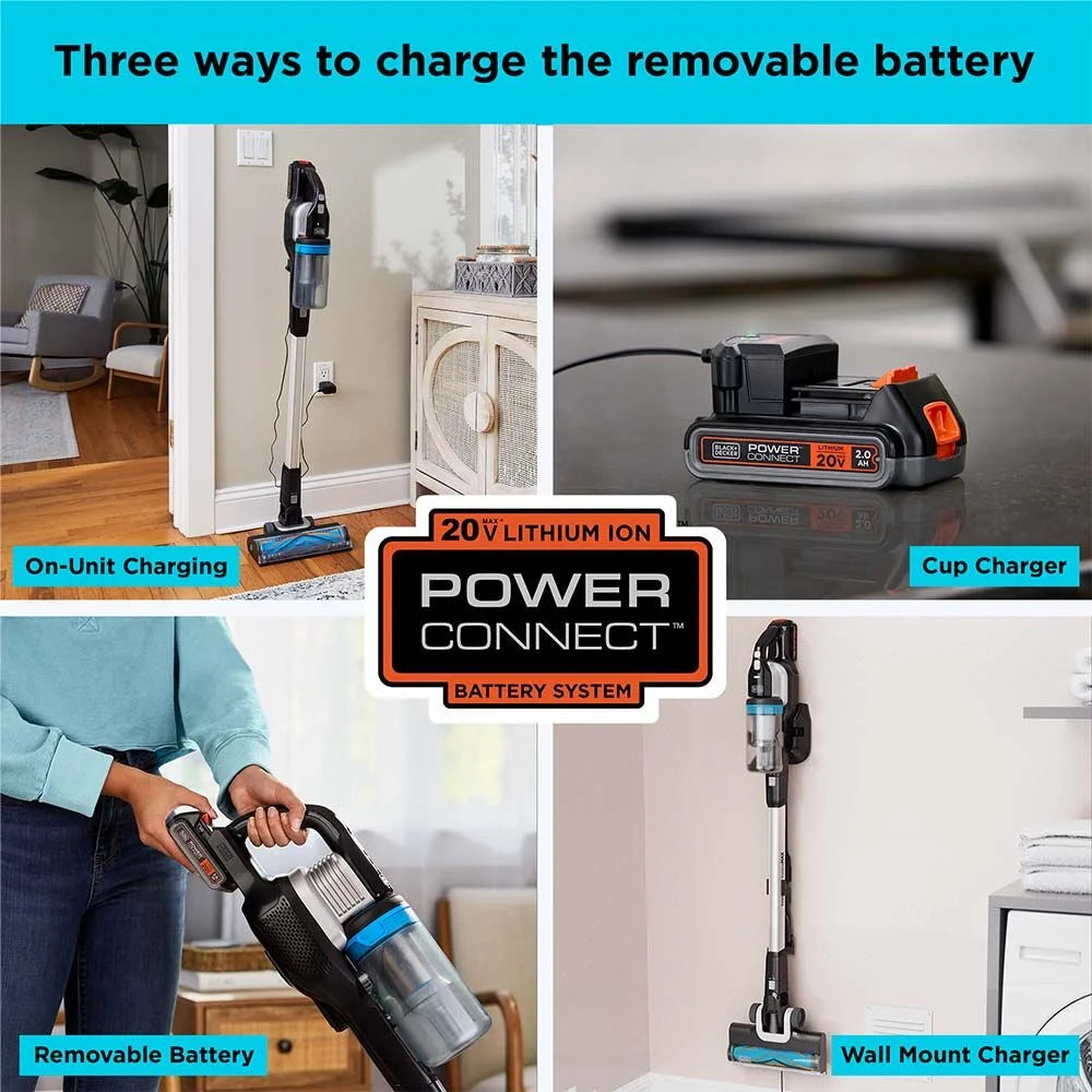 BLACK+DECKER POWERSERIES Extreme MAX 20V MAX* Cordless Stick Vacuum. BHFEB520D1