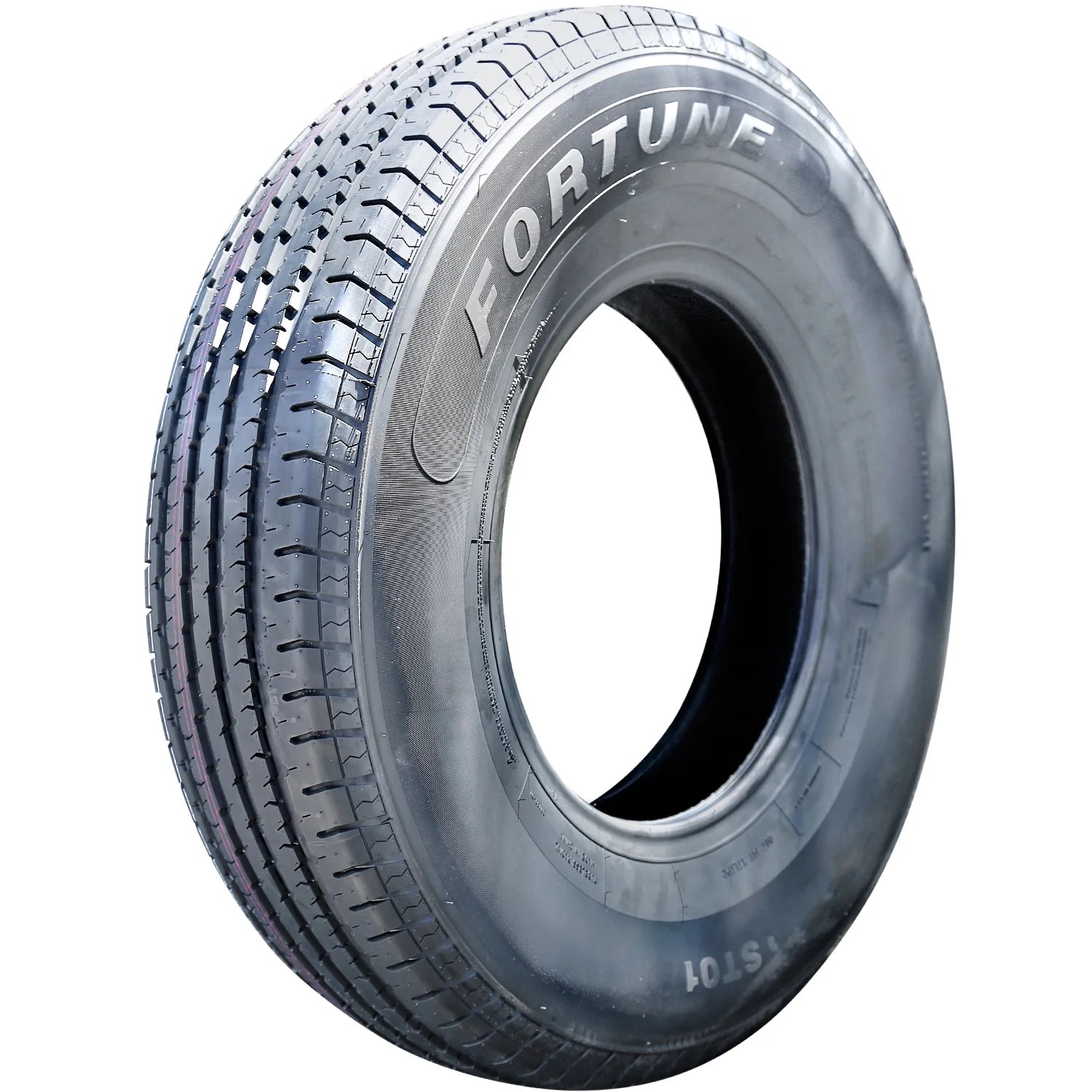 Set of 4 Fortune ST01 Steel Belted ST205/75R15 205/75R15 107/102M D 8 Ply Trailer Tires