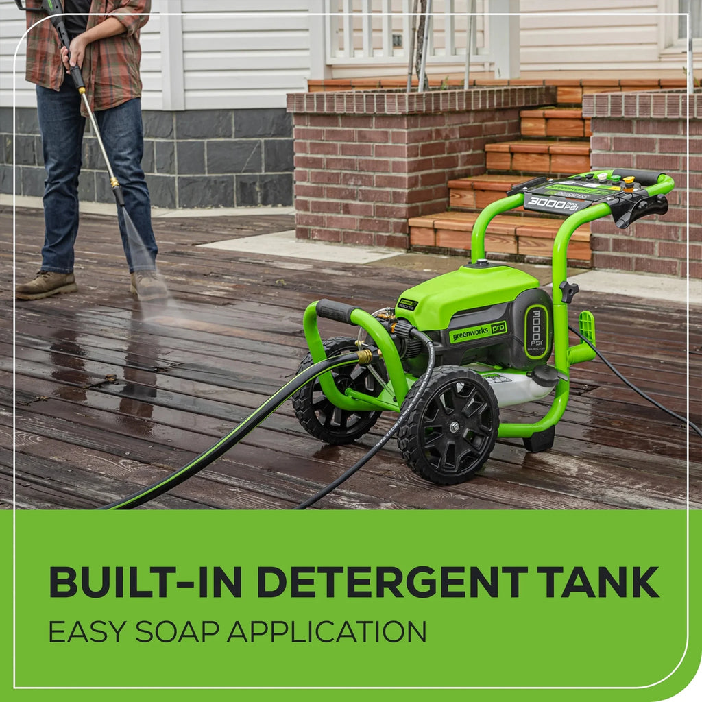 Greenworks 3000 PSI 2.0 Max GPM TruBrushless Electric Pressure Washer (Motor: 120V)