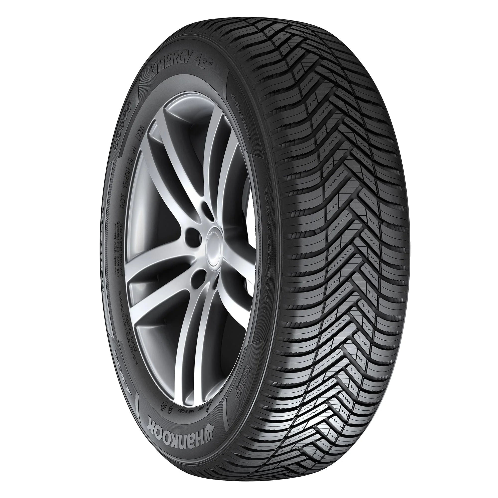 Hankook Kinergy 4S2 (H750) All Weather 205/55R16 91V Passenger Tire