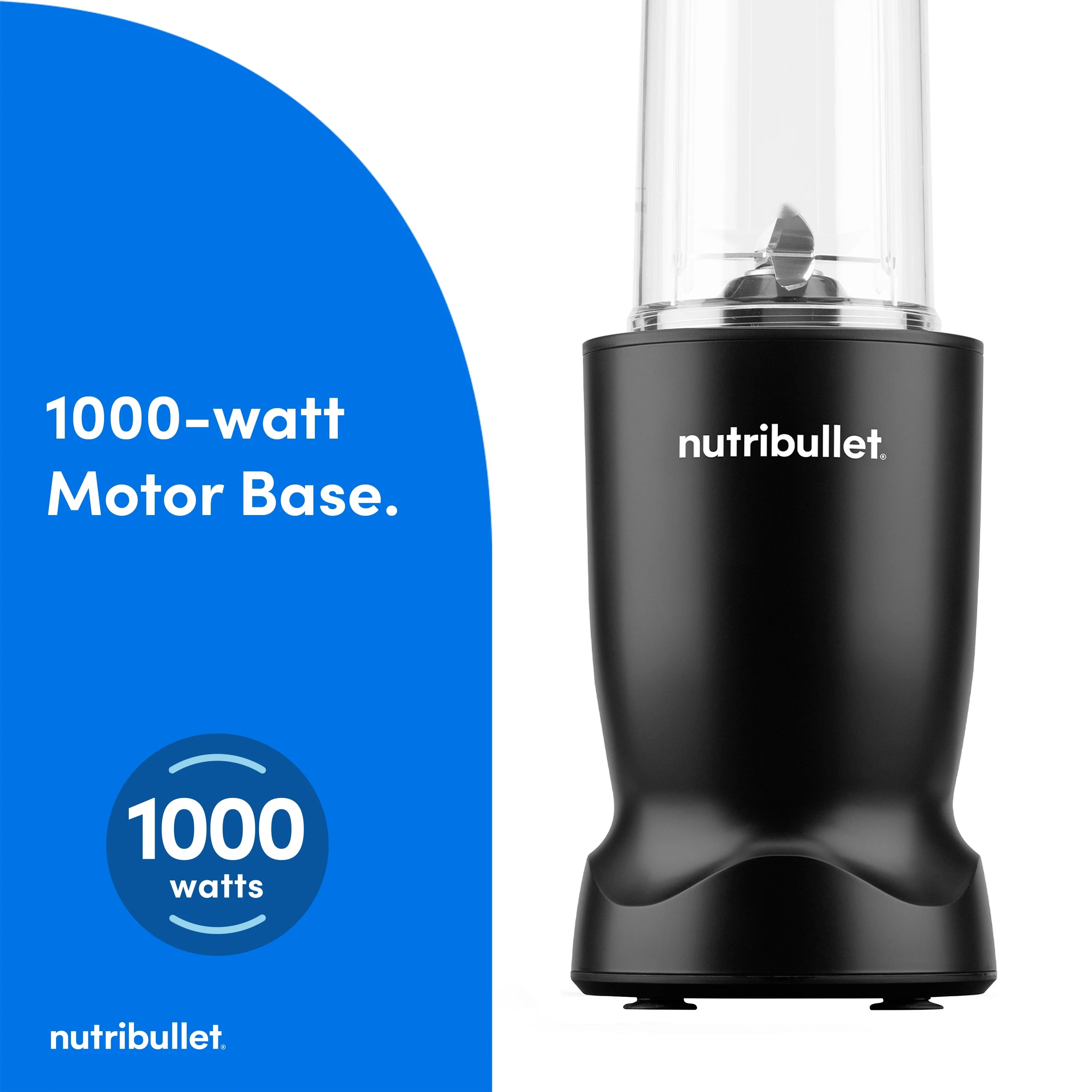 nutribullet Turbo Single Serve Blender NB10400AK. 1000W Matte Black