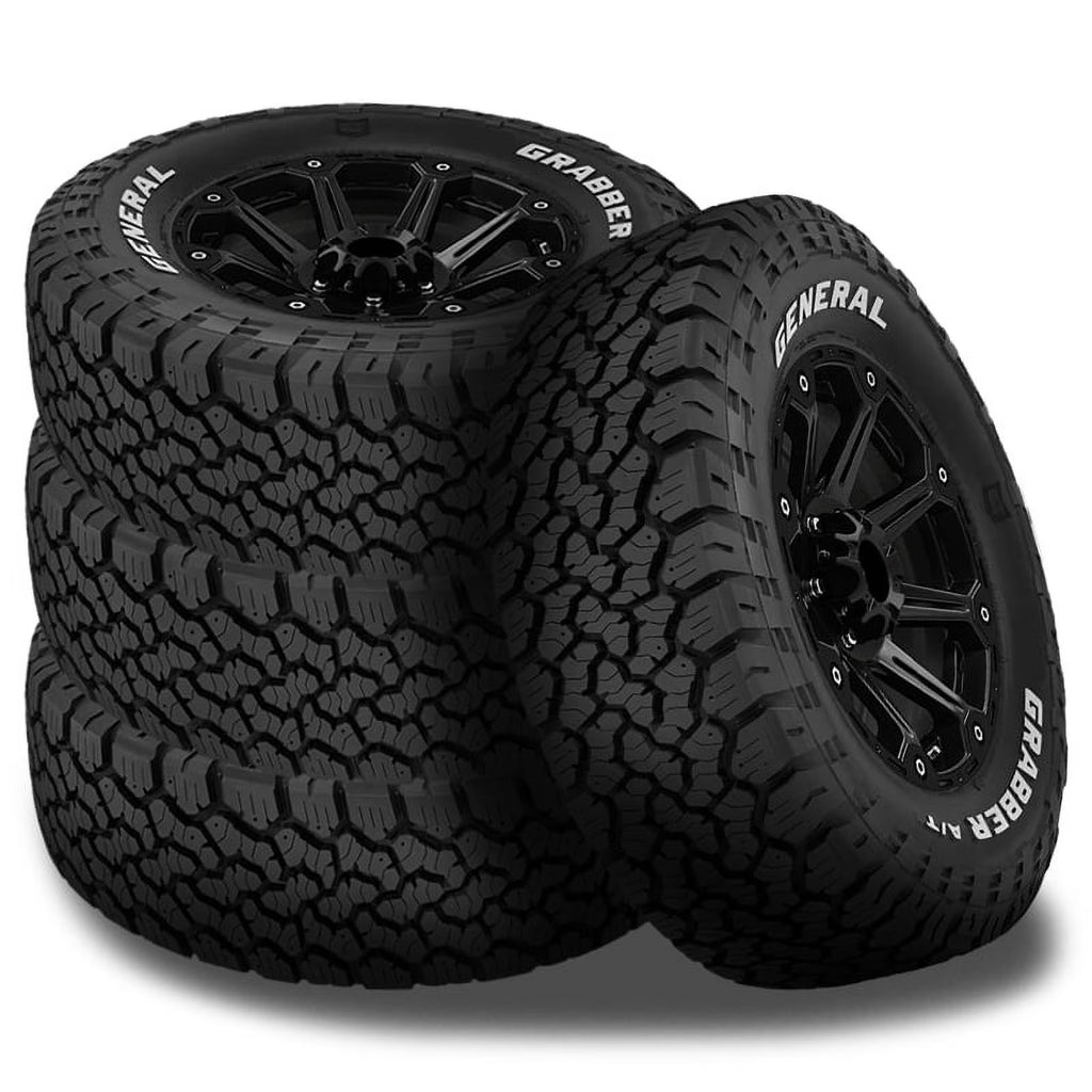 4 General Grabber A/TX WL 265/70R17 115T All Terrain 640AB 60K Mi Warranty 3PMSF 4507630000 / 265/70/17 / 2657017