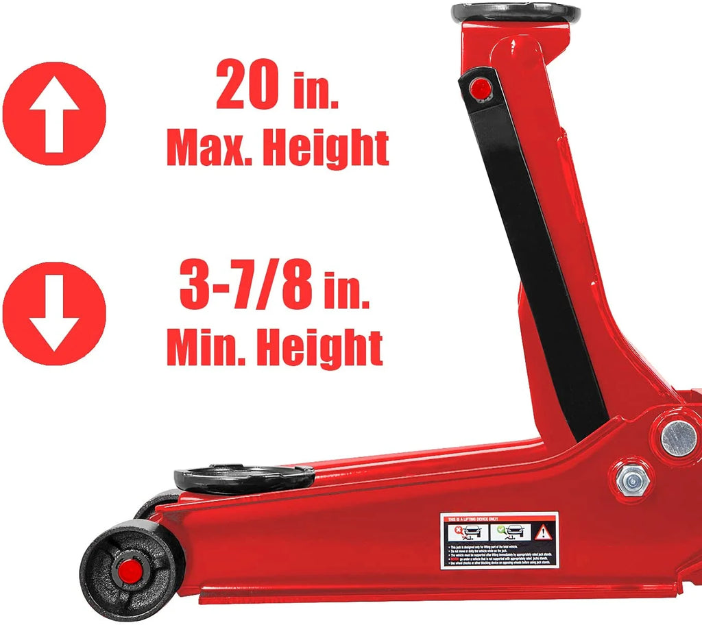 Torin BIG RED 4 Ton Hydraulic Low Profile Floor Jack.DMT84007R