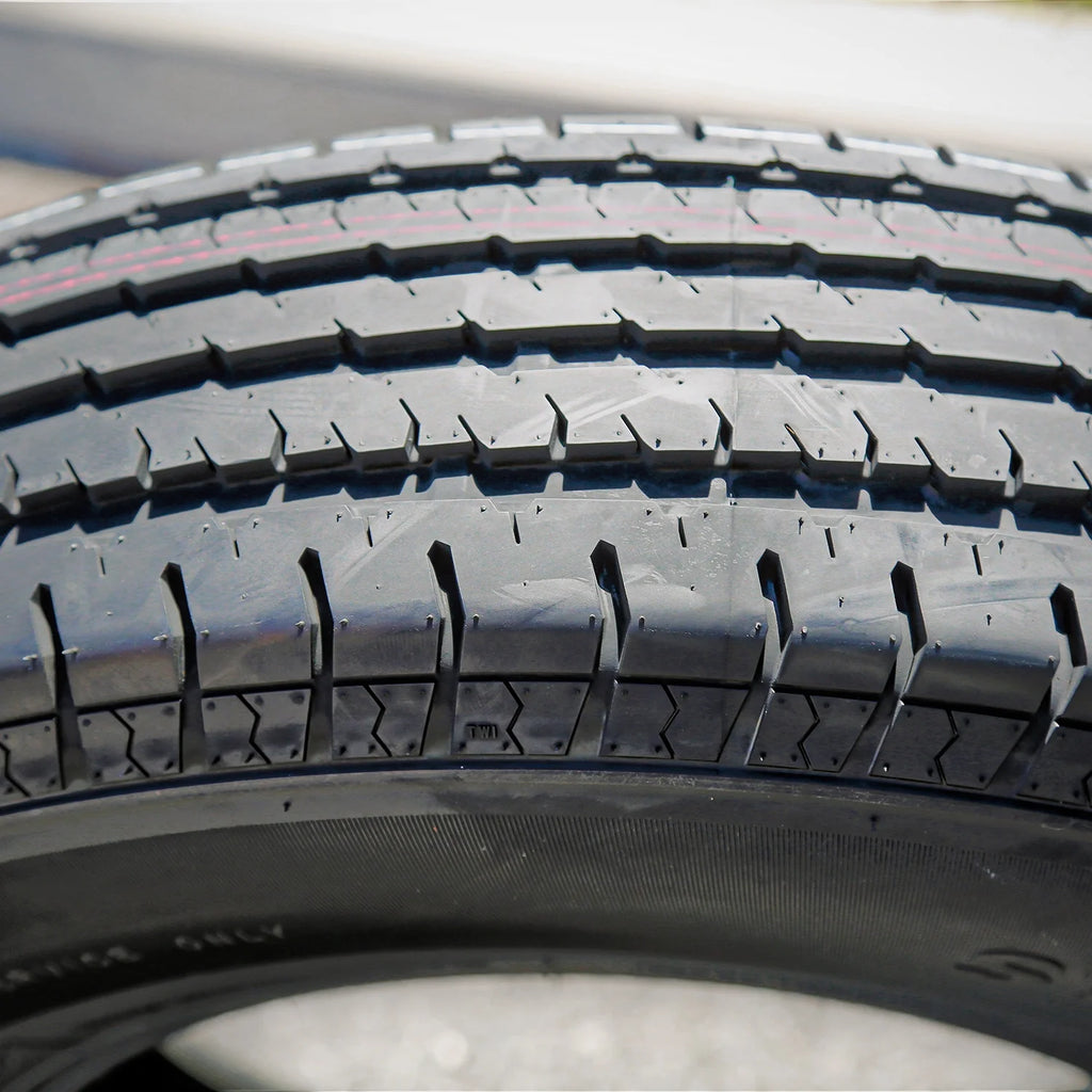 Set of 4 Fortune ST01 Steel Belted ST205/75R15 205/75R15 107/102M D 8 Ply Trailer Tires