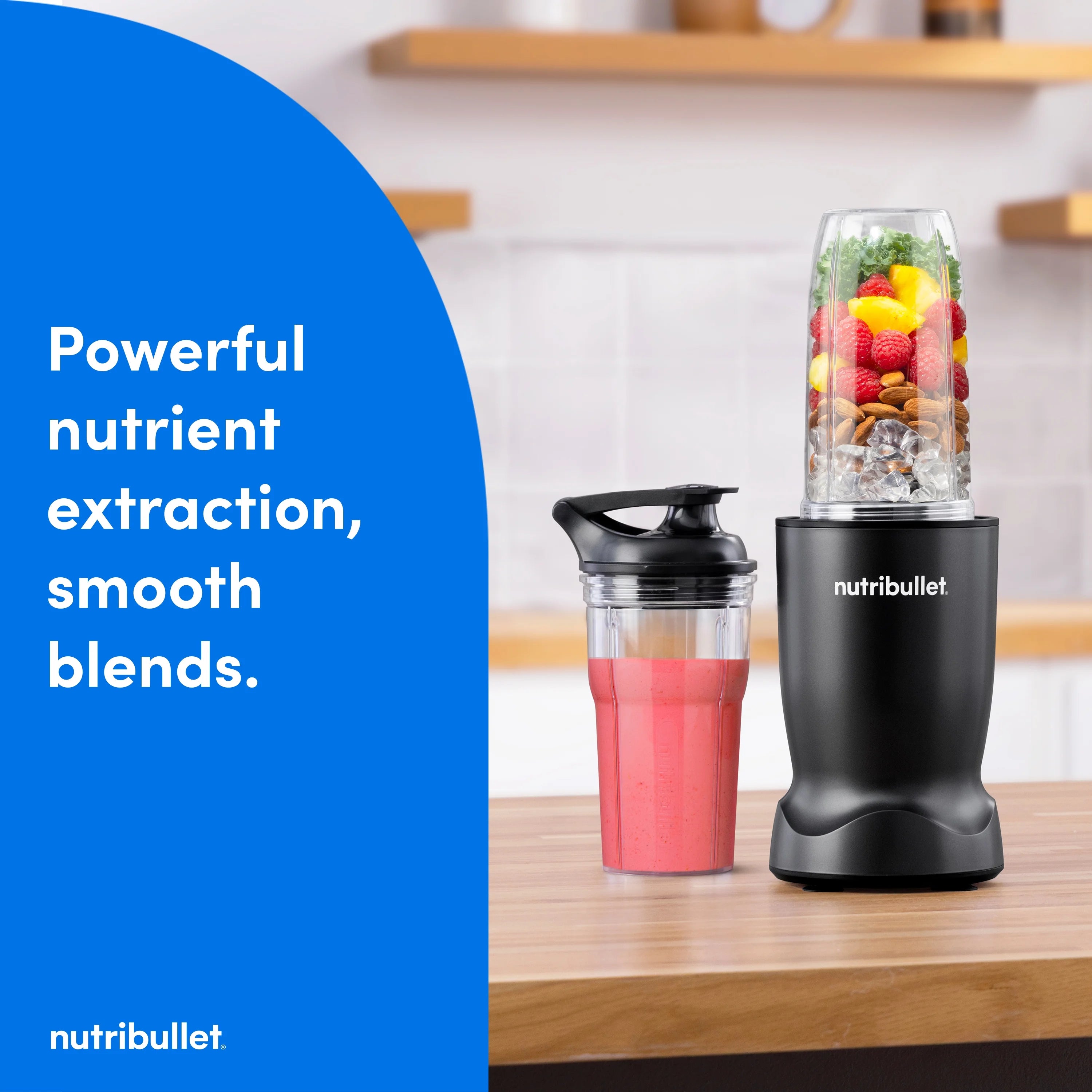 nutribullet Turbo Single Serve Blender NB10400AK. 1000W Matte Black