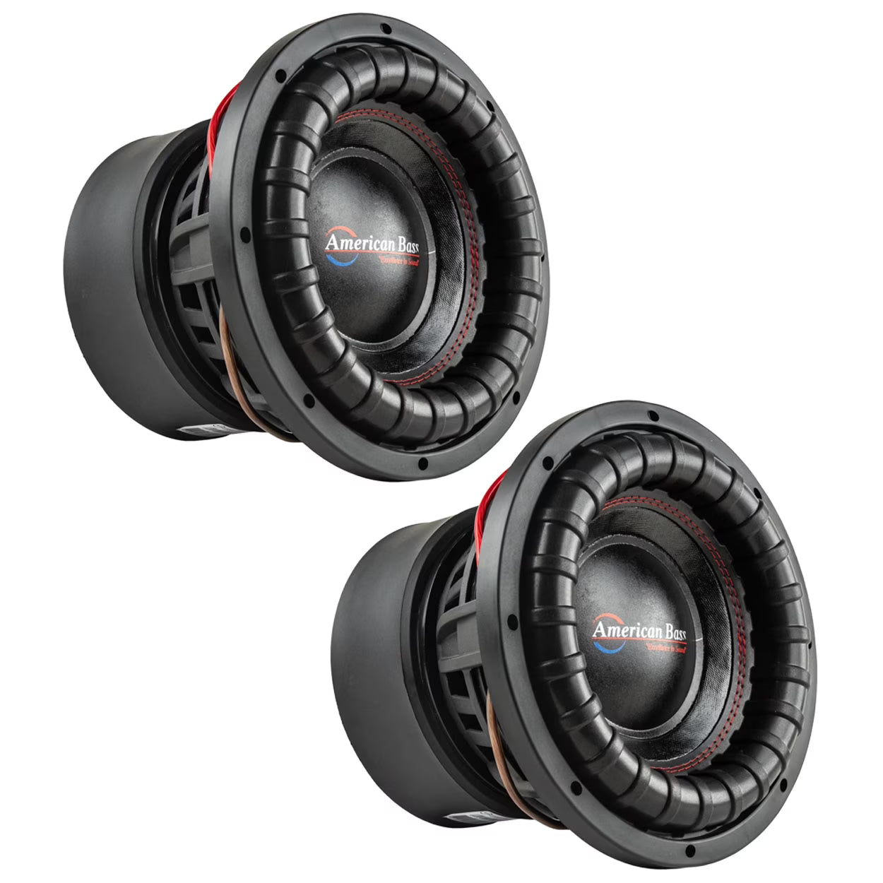 American Bass 10 Subwoofers Dual 4 Ohm 3000 Watts Max Car Audio Sub 2 Pack