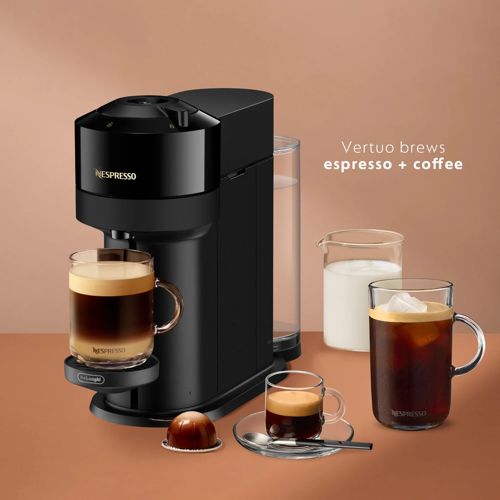 Nespresso New Vertuo Next 19-Bar. 1-Cup Black Espresso Machine