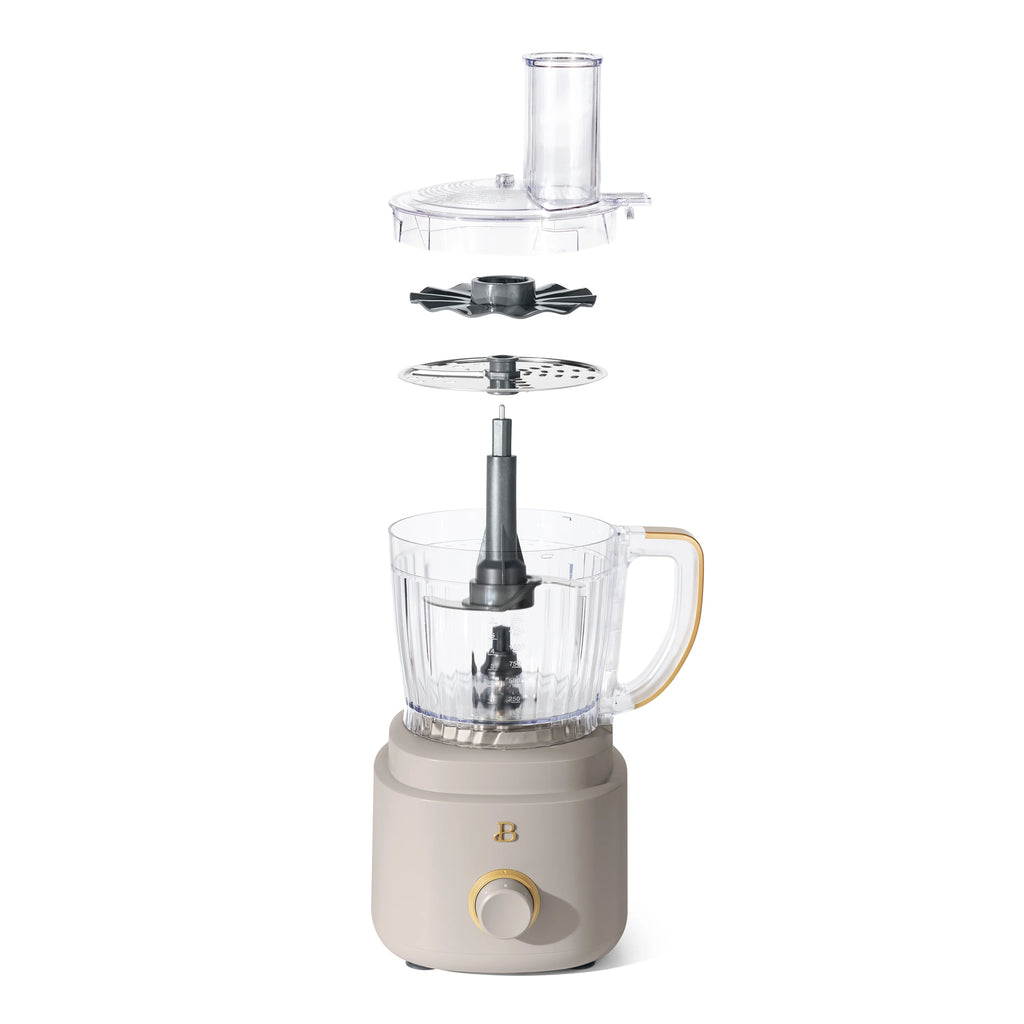 Beautiful 10-Cup Food Processor with Accessories. White Icing by Drew Barrymore