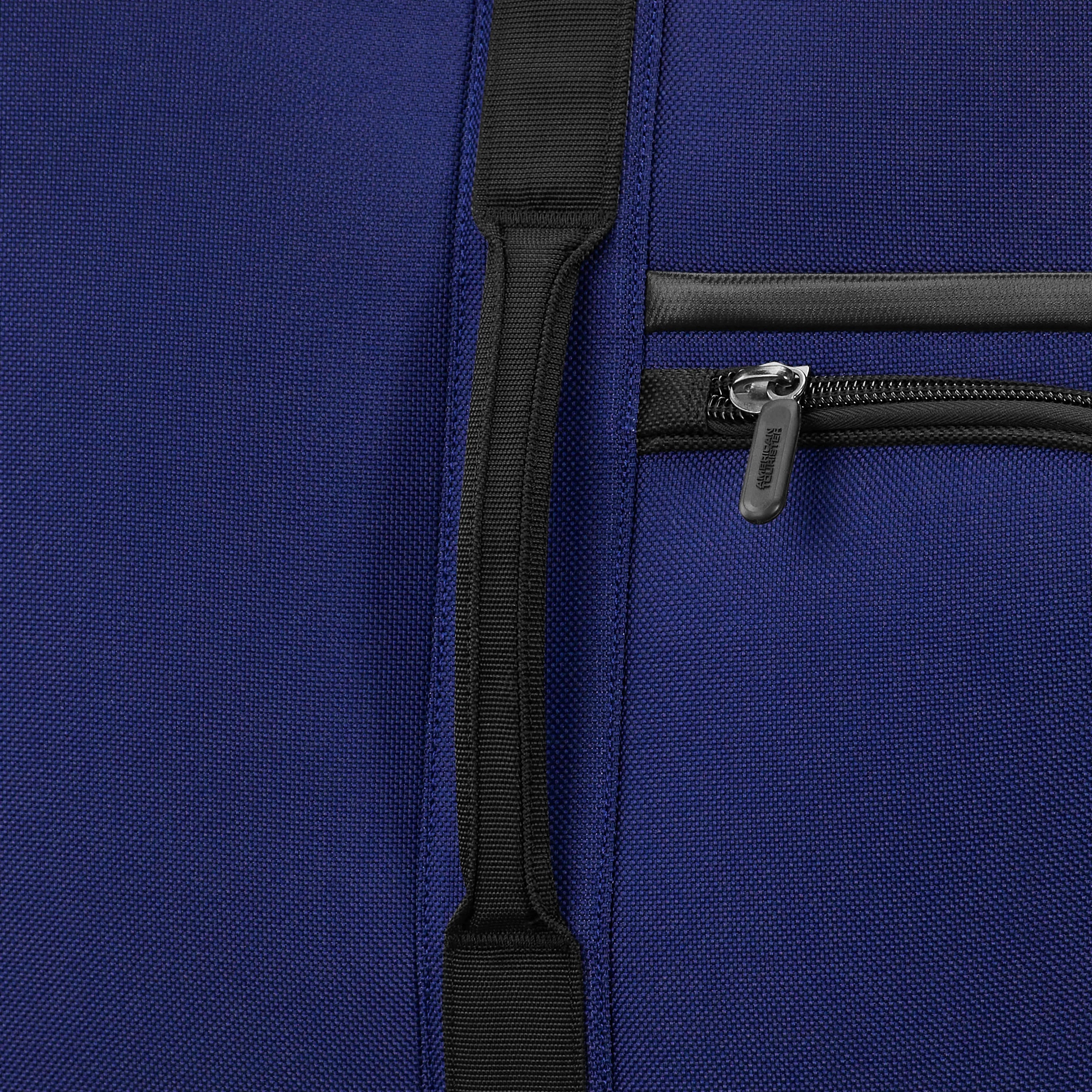 American Tourister Cargo Max 25 Softside Medium Checked Spinner Luggage Single Piece - Sapphire Blue