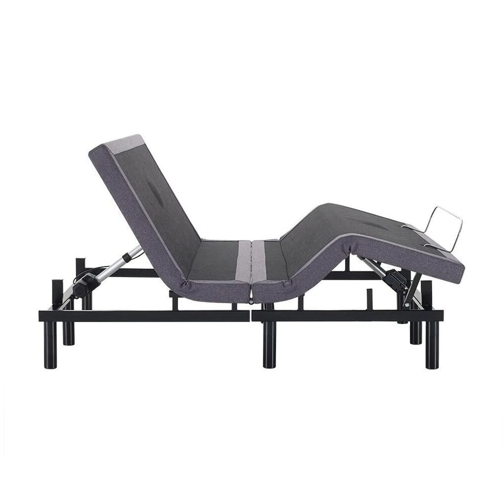 IdealBase Adjustable Bed Frame Twin XL. Massaging Zero Gravity Adjustable Bed Base. Electric Adjustable Beds with 3 Speed Head & Foot Massage. Wireless Remote. 2 USB Ports. 800LBs Capacity Gray