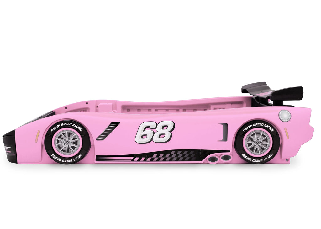 Delta Children Turbo Race Car Twin Bed. Blue