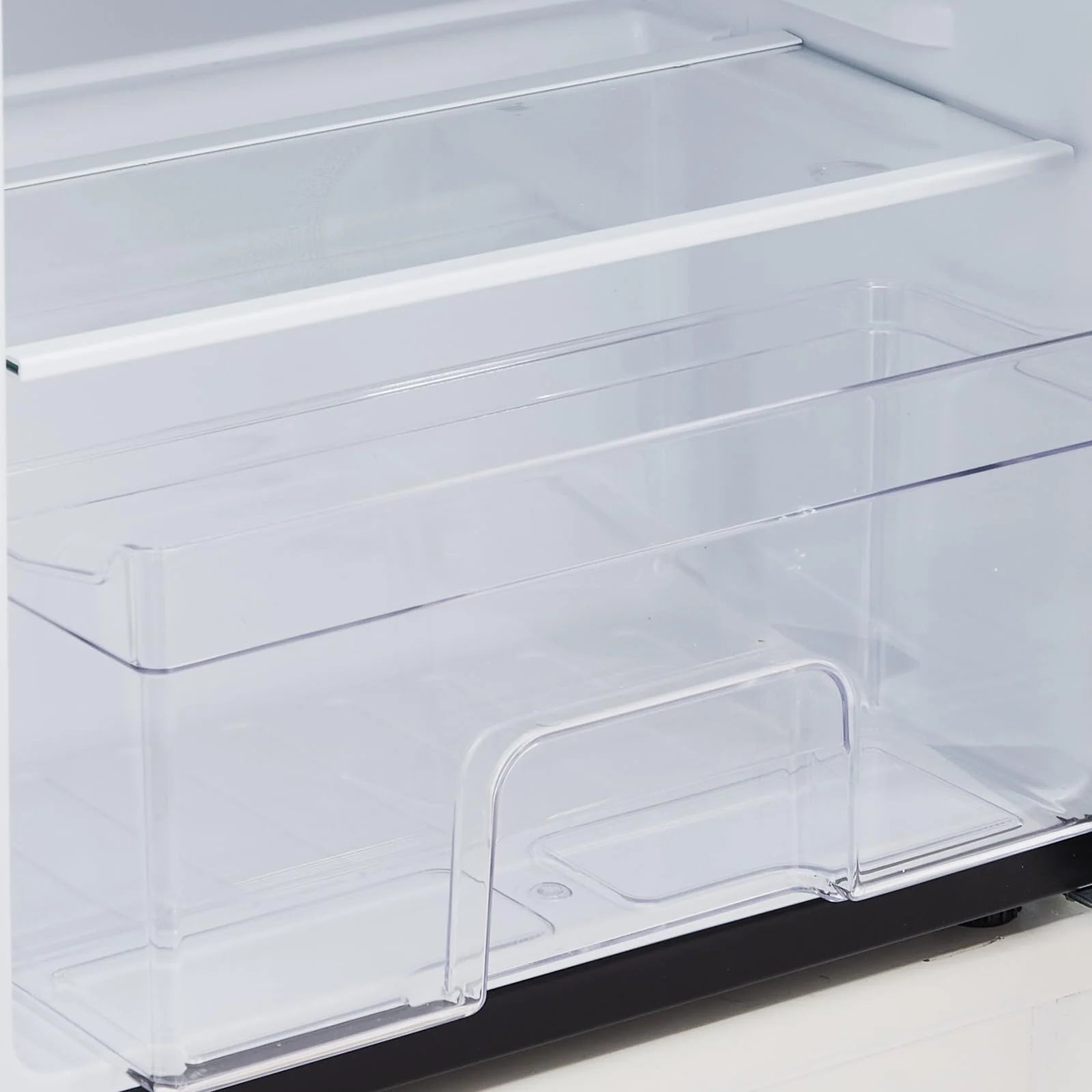 3.2 Cu. Ft Mini Fridge with Freezer. Small Refrigerators Double Door Stainless Steel. 5 Adjustable Thermostat Settings. Compact Internal Freezer with Crisper Drawer for Apartment Dorm. Silver