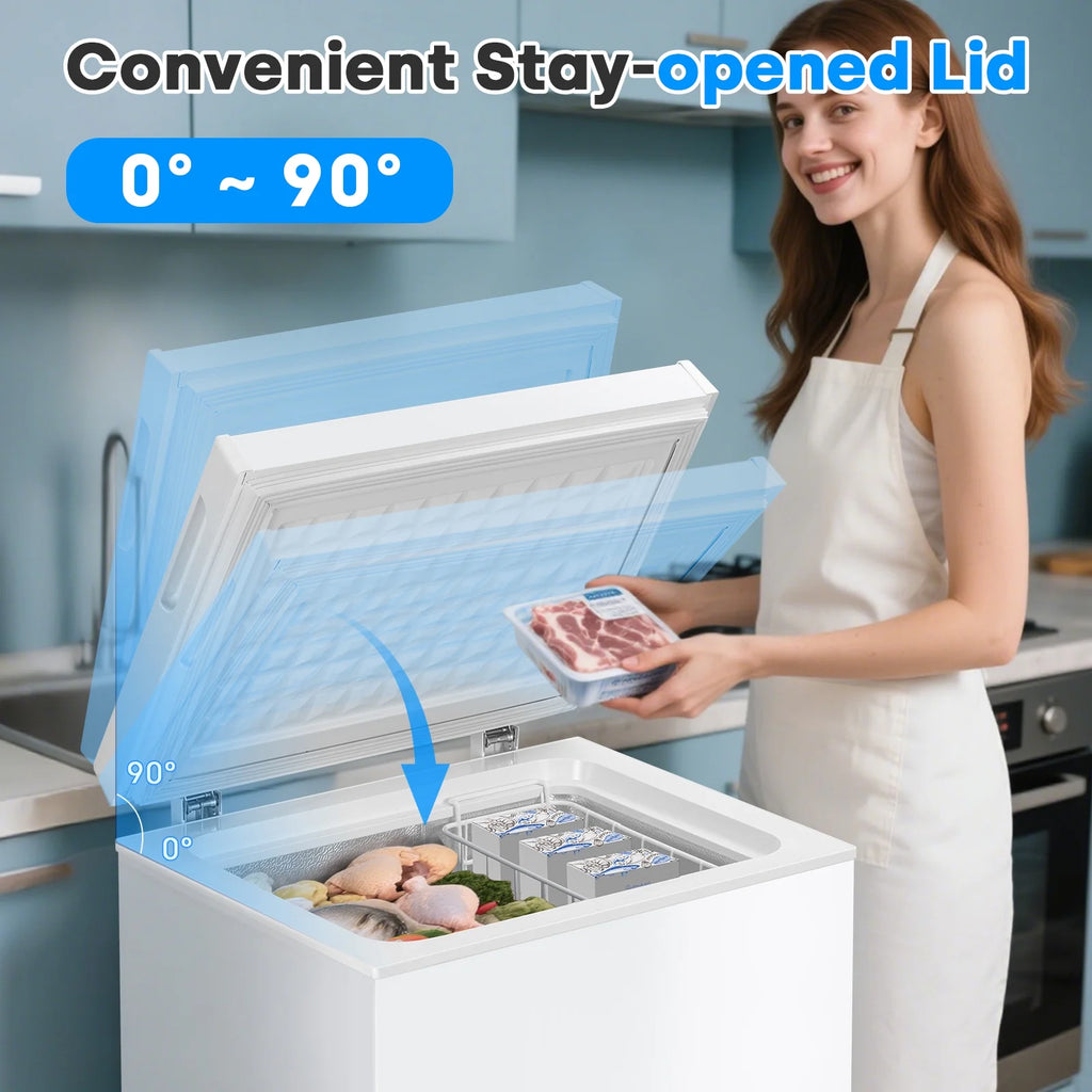 Dimedeal 1.8 Cu.ft Apartment. Dorm. Office Use Chest Freezer