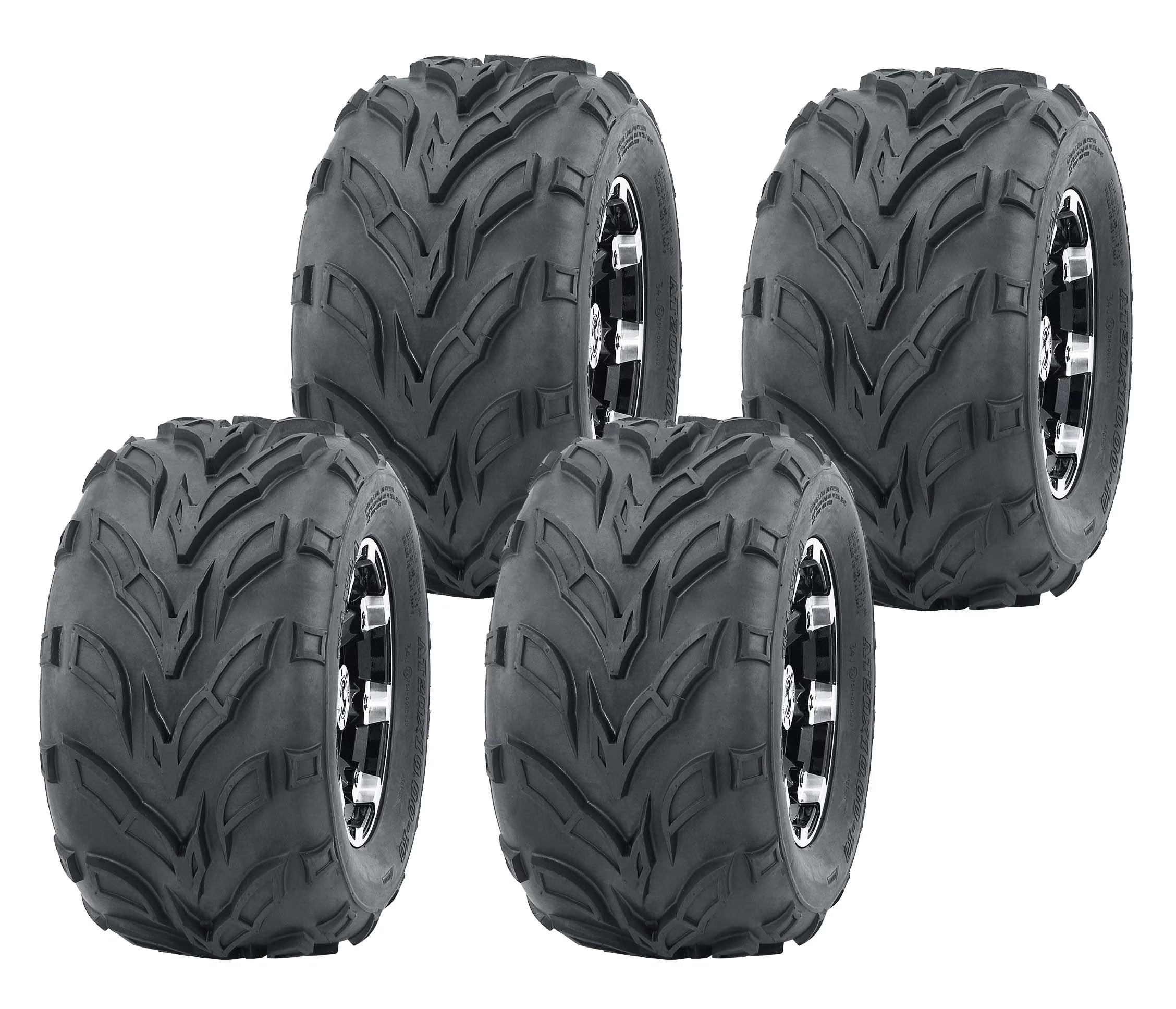Set of 4 WANDA 145/70-6 Go-Kart Tires 145x70x6 145x70-6