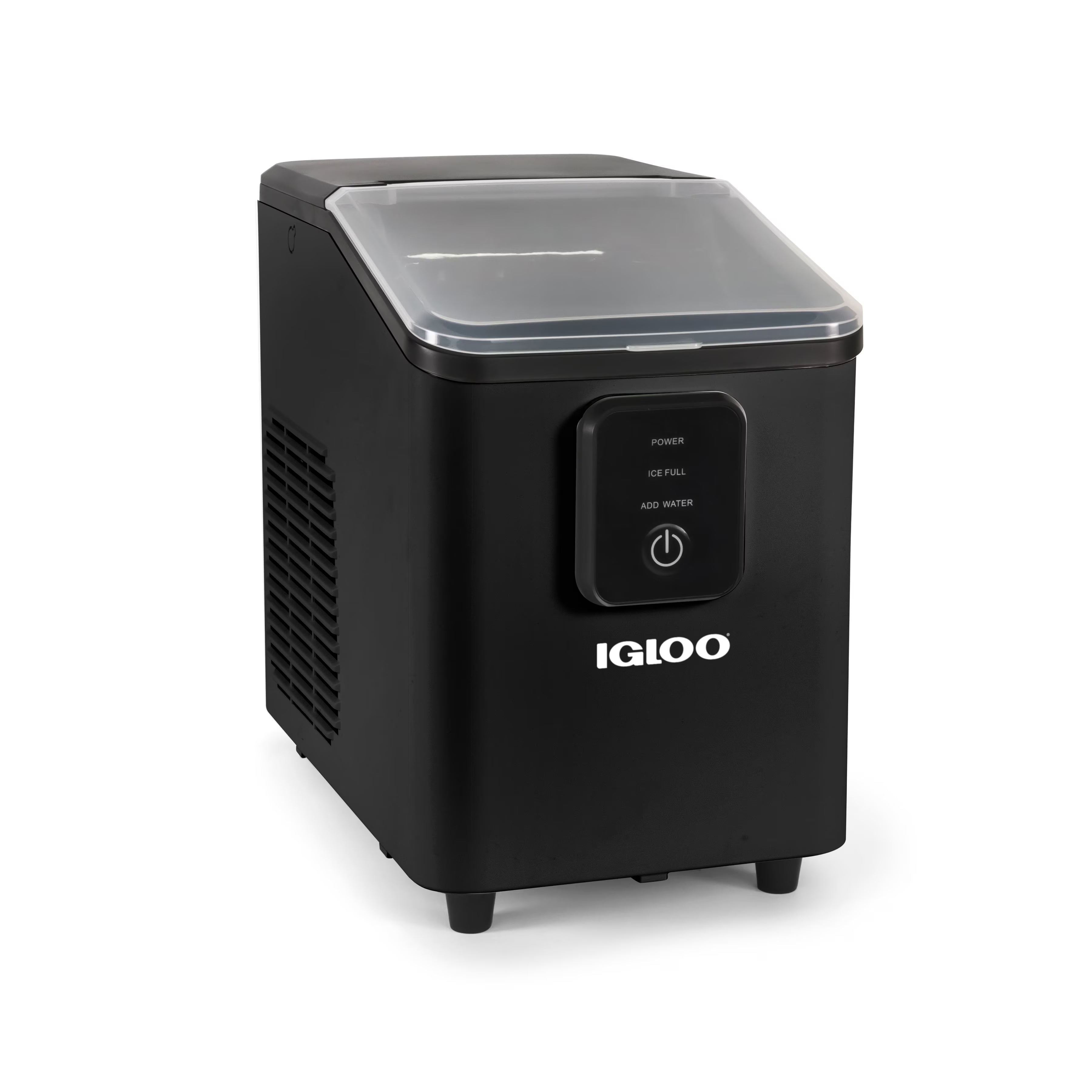 Igloo Self-Cleaning Countertop Ice Maker - Compact and Portable - Creates 26 lbs. Per Day. 8 Pieces Ready Every 7-8 Minutes - Includes Ice Scoop and Basket - Aqua