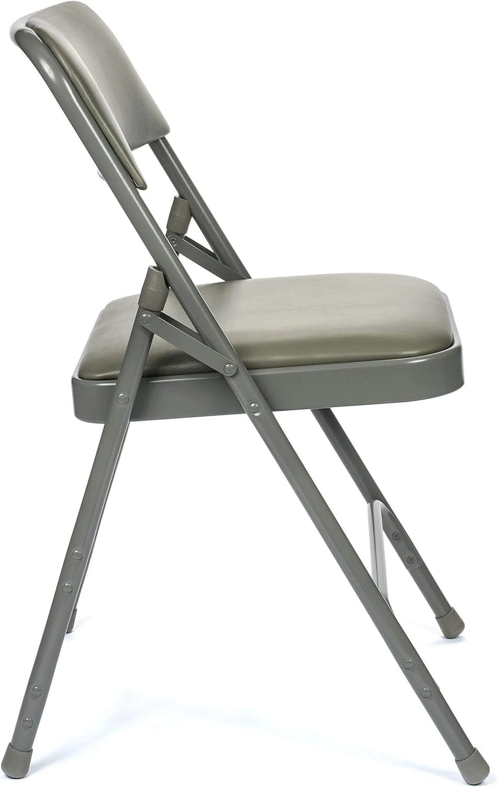 5pc. XL Series 4 Folding Card Table and Triple Braced Vinyl Padded Chair Set. Commercial Quality. Beige. 30