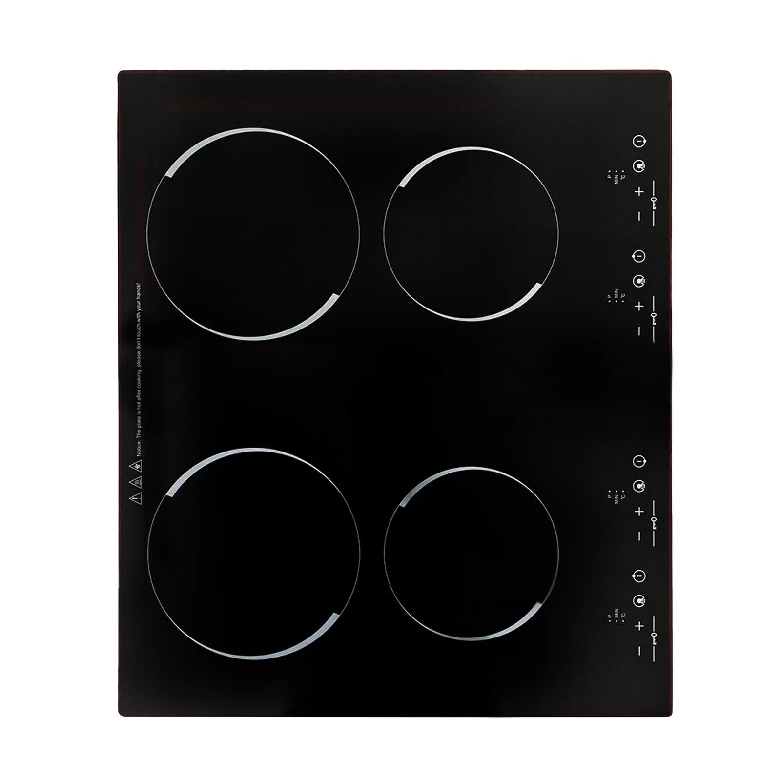 4-Burners Electric Ceramic Cooktop Built-in Cooktop Stove Ceramic Cooking Stove for kitchens. cabins