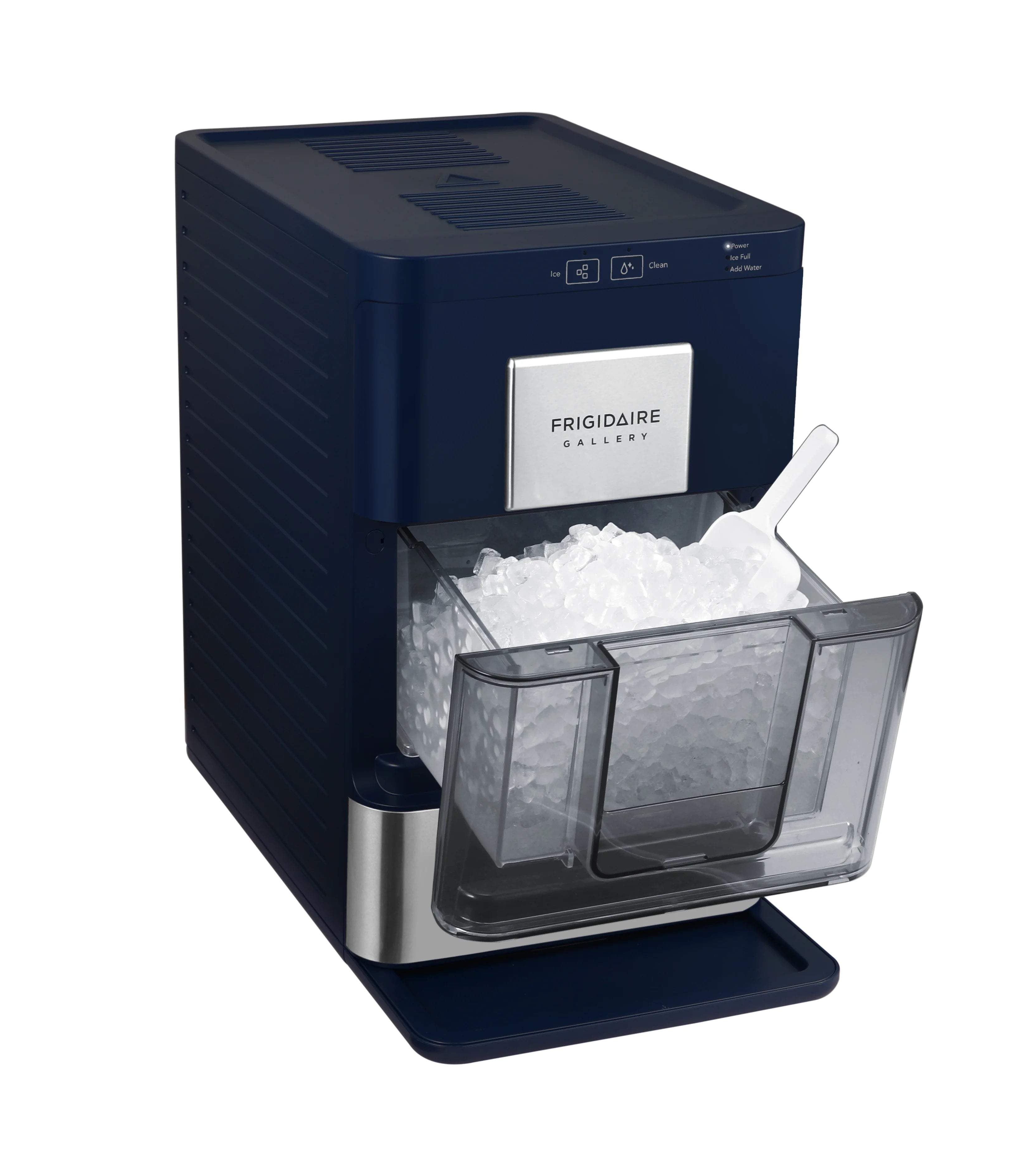 Frigidaire Nugget Ice Maker EFIC256. Countertop Nugget Ice Machine with Transparent Window. Nugget Ice Maker with 44 lbs. Capacity. Auto Self Cleaning Ice Maker Machine. Black