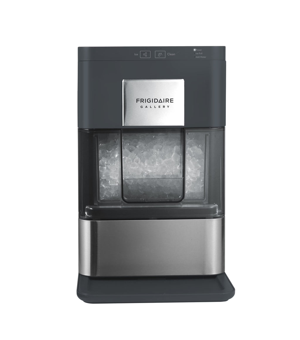 Frigidaire Nugget Ice Maker EFIC256. Countertop Nugget Ice Machine with Transparent Window. Nugget Ice Maker with 44 lbs. Capacity. Auto Self Cleaning Ice Maker Machine. Black