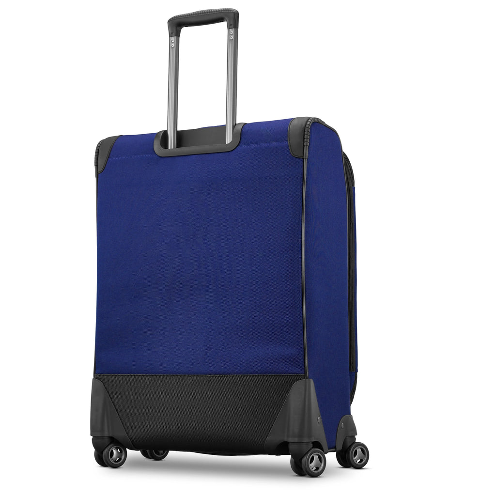American Tourister Cargo Max 25 Softside Medium Checked Spinner Luggage Single Piece - Sapphire Blue