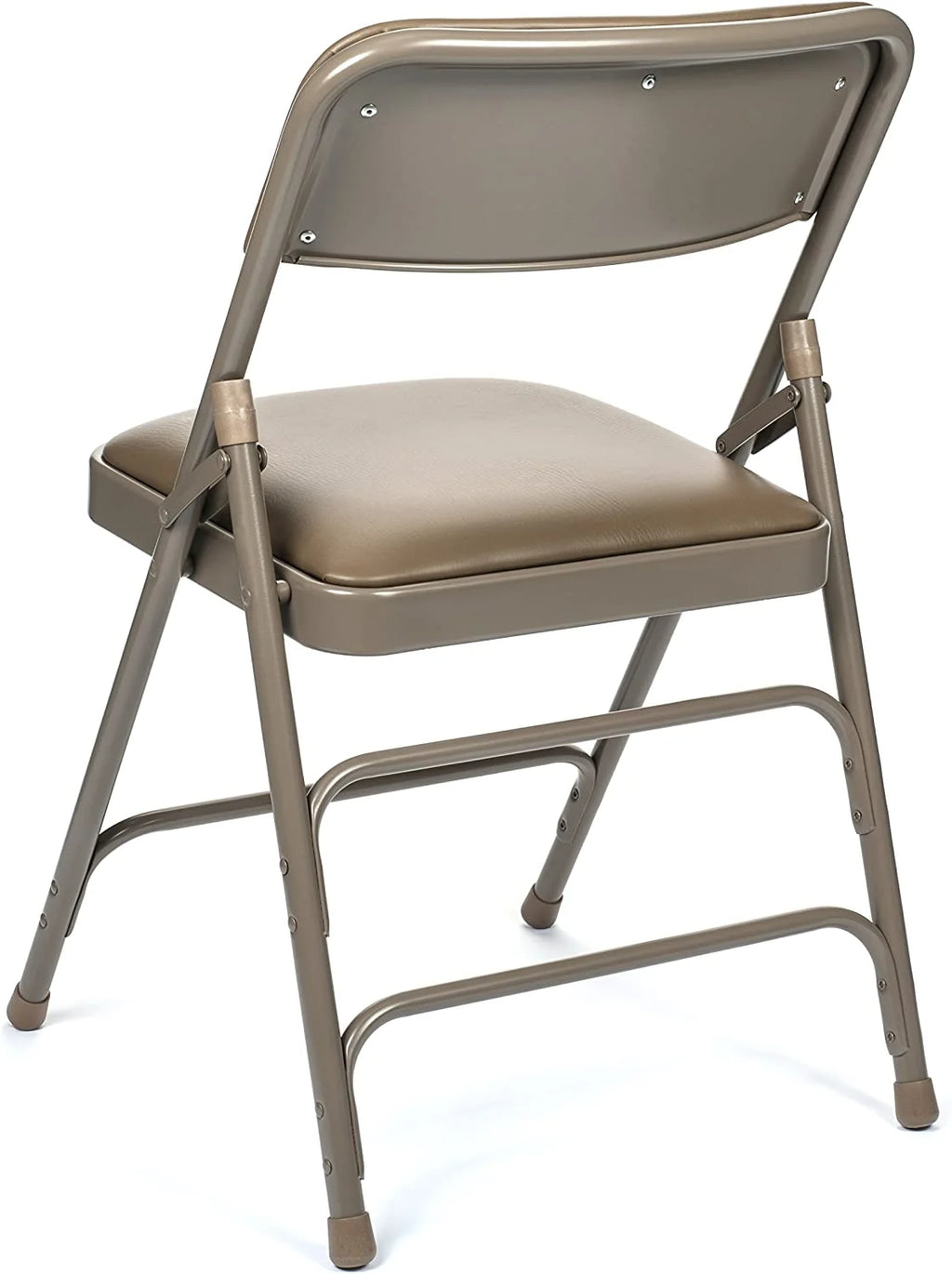 5pc. XL Series 4 Folding Card Table and Triple Braced Vinyl Padded Chair Set. Commercial Quality. Beige. 30