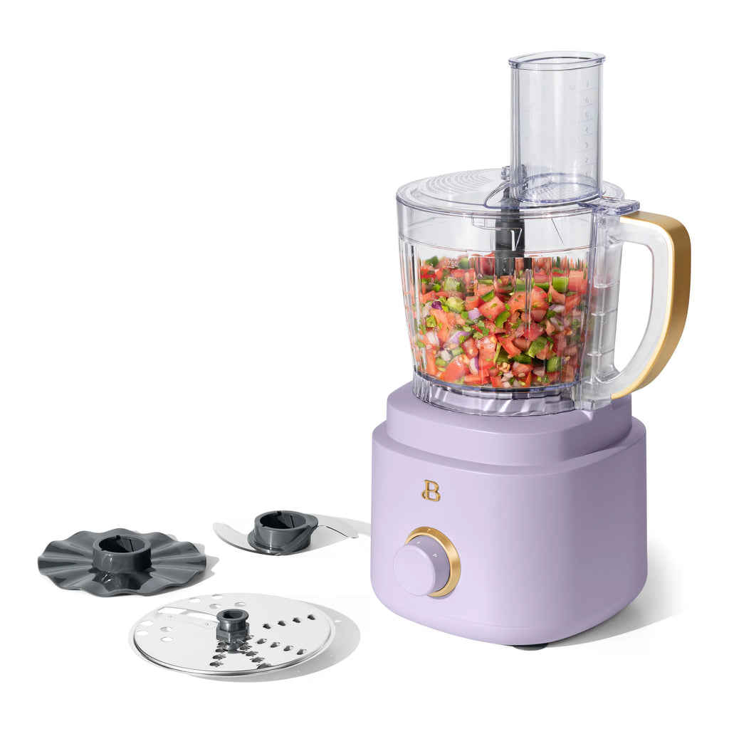 Beautiful 10-Cup Food Processor with Accessories. White Icing by Drew Barrymore