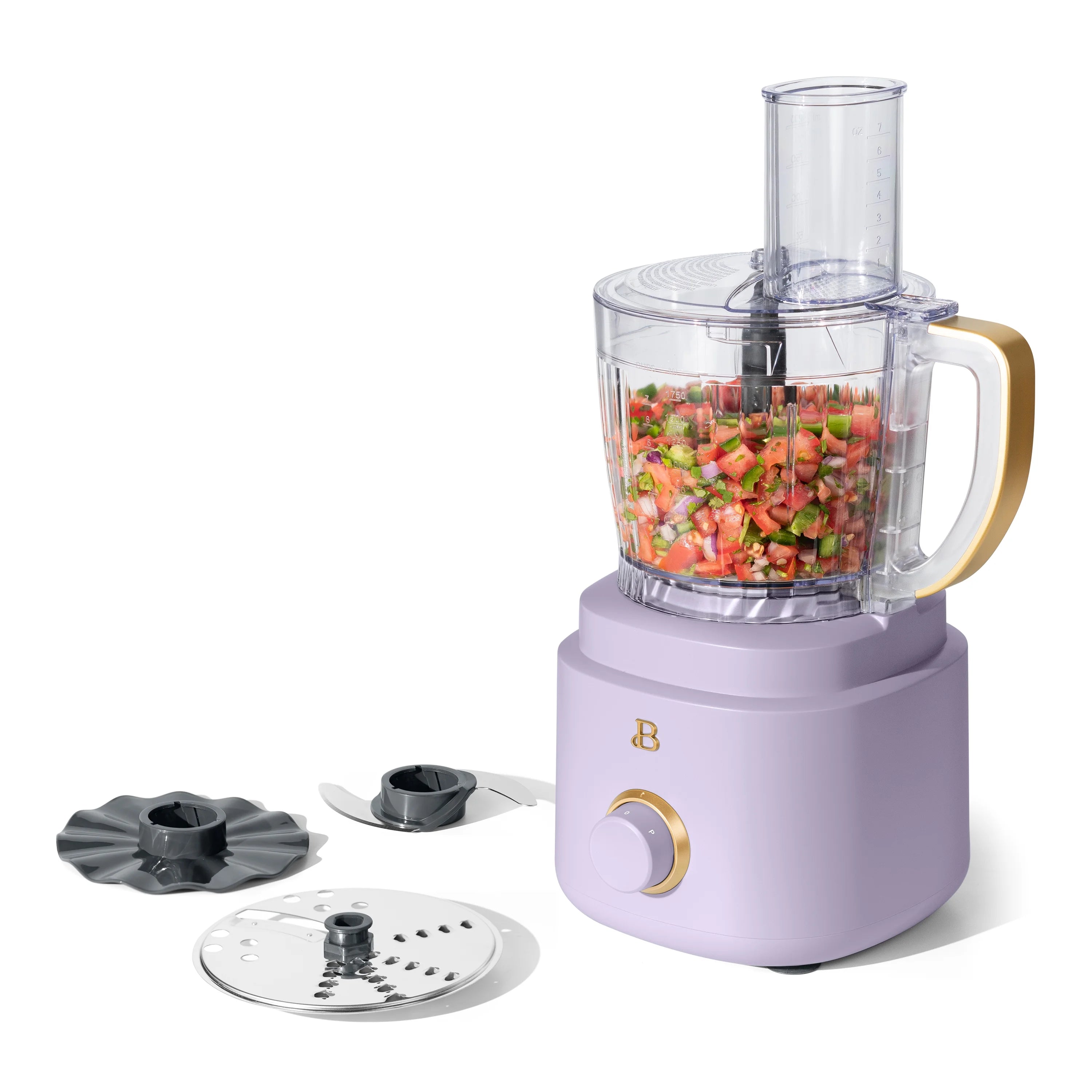 Beautiful 10-Cup Food Processor with Accessories. White Icing by Drew Barrymore