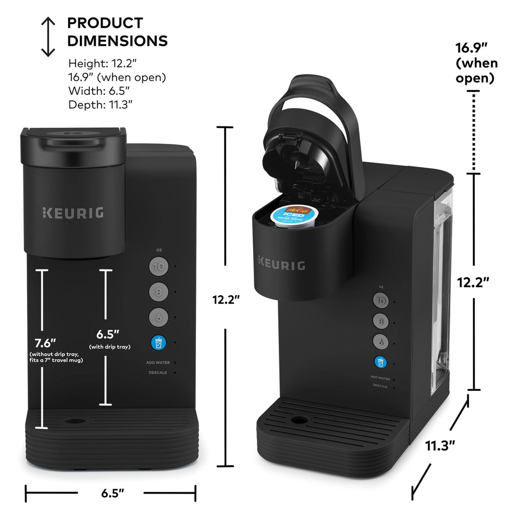 Keurig K-Iced Essentials Iced and Hot Single-Serve K-Cup Pod Coffee Maker. White