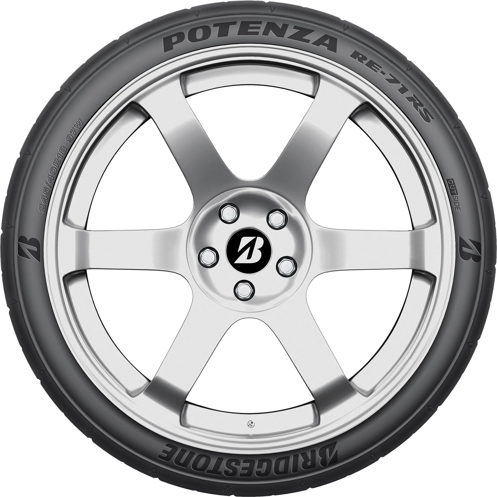 Bridgestone Potenza RE 71RS UHP Summer 245/40R18 97W XL Passenger Tire