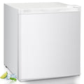 WAA Mini Freezer.1.1 Cu.ft Upright Freezer with Reversible Single Door.Removable Shelves.Small Freezer with Adjustable Thermostat for Home/Kitchen/Office (White)