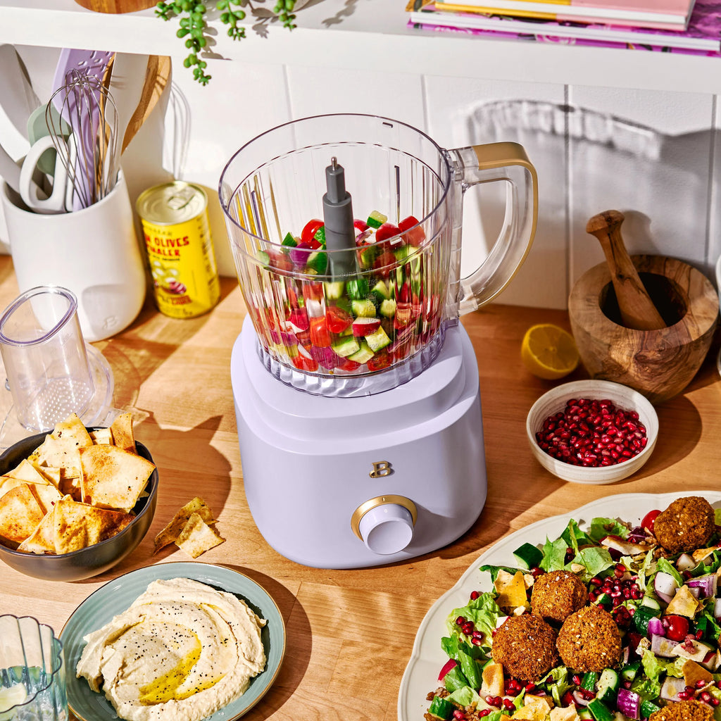 Beautiful 10-Cup Food Processor with Accessories. White Icing by Drew Barrymore