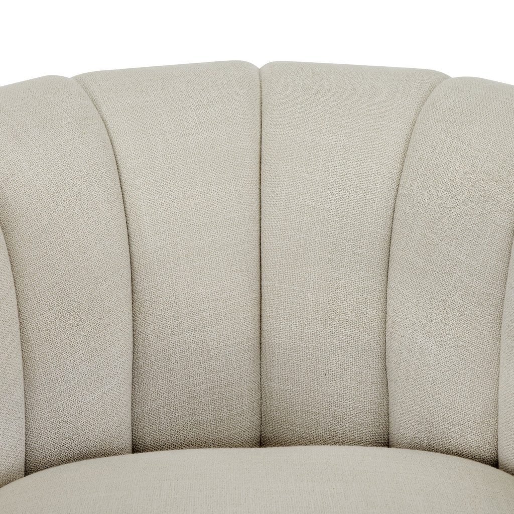 Better Homes & Gardens Lillian Accent Swivel Chair. Cream Linen