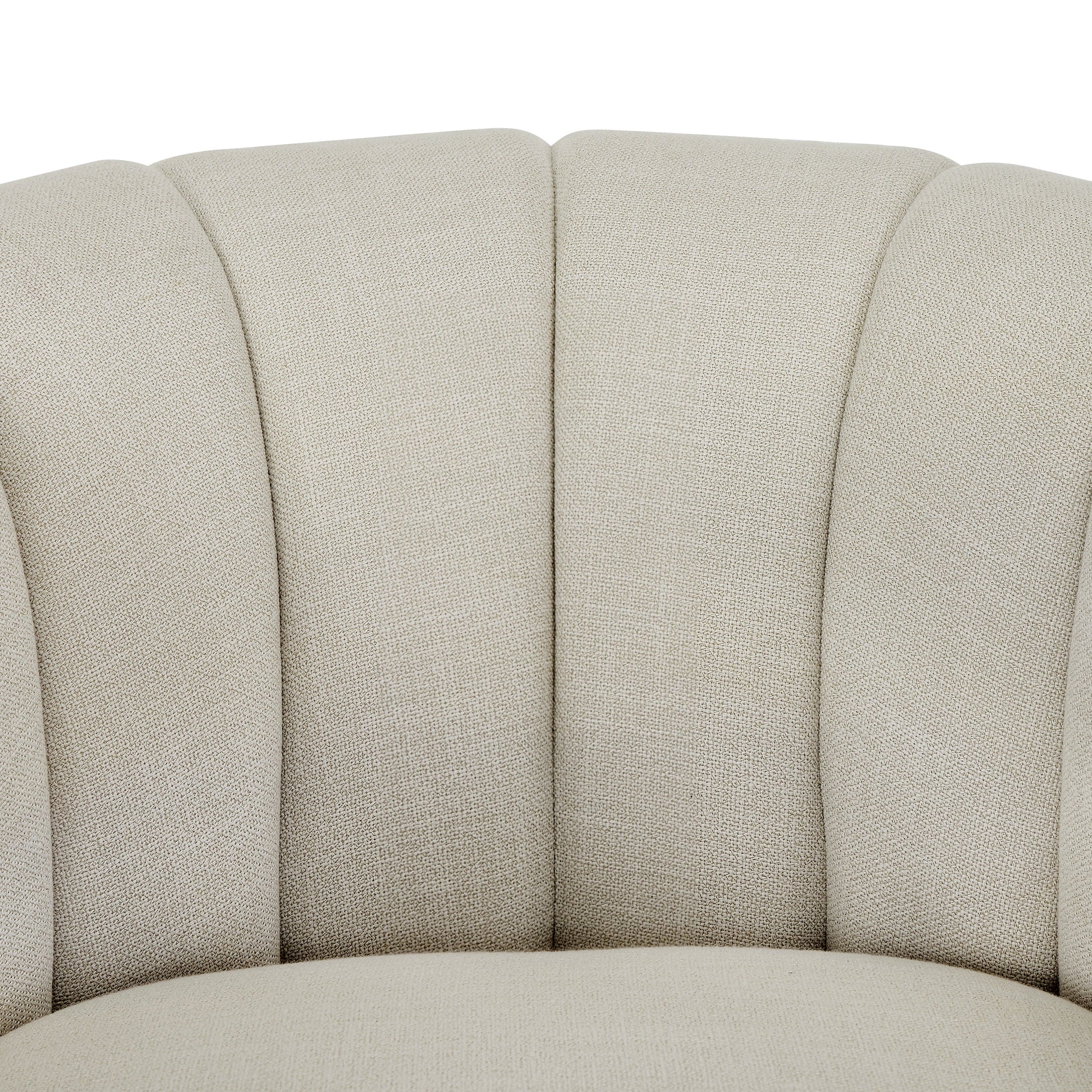 Better Homes & Gardens Lillian Accent Swivel Chair. Cream Linen