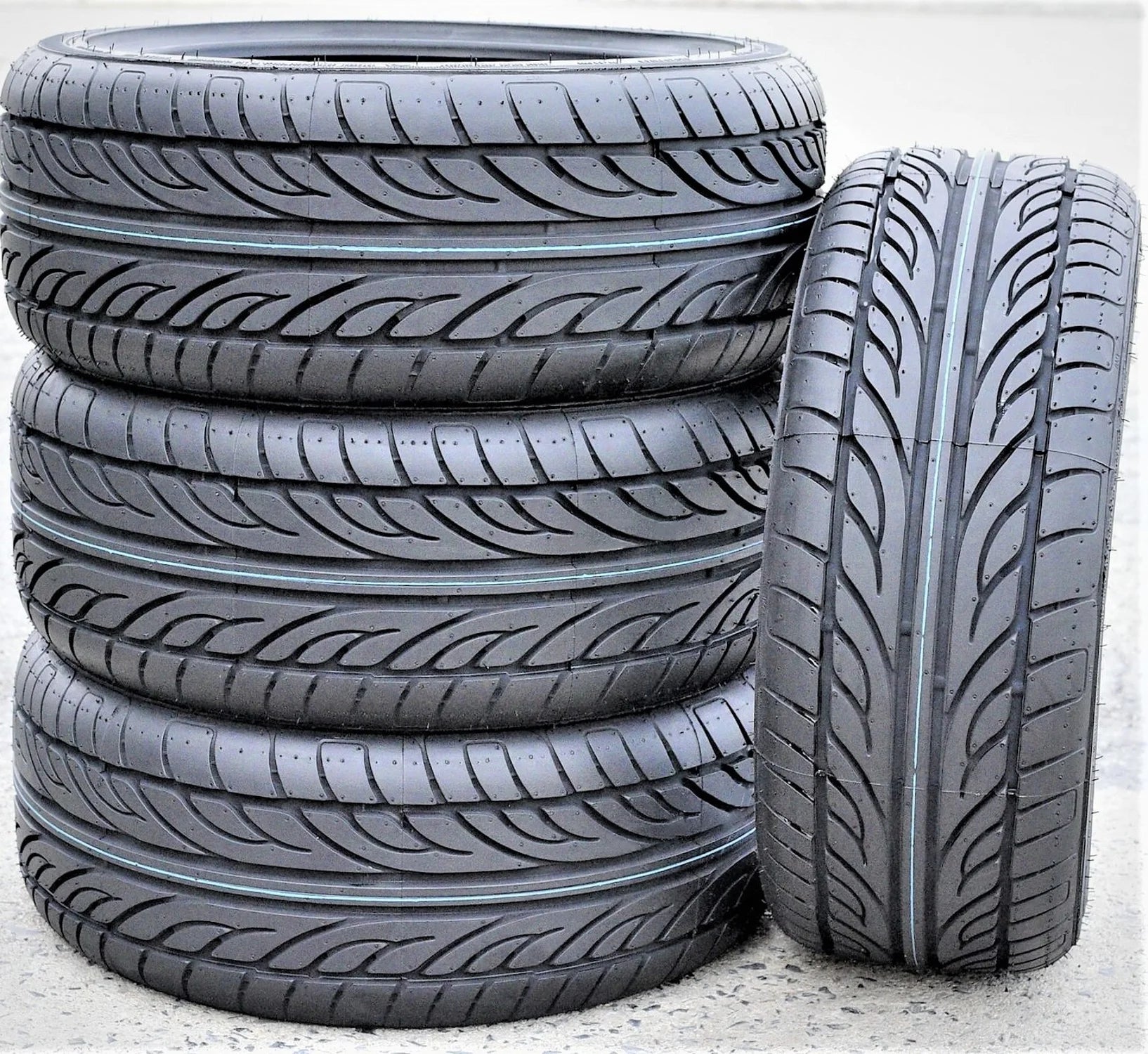 Pair of 2 (TWO) Forceum Hena 215/45R17 ZR 91W XL A/S High Performance Tires Fits: 2011-13 Honda Civic Si. 2010-11 Toyota Prius Base