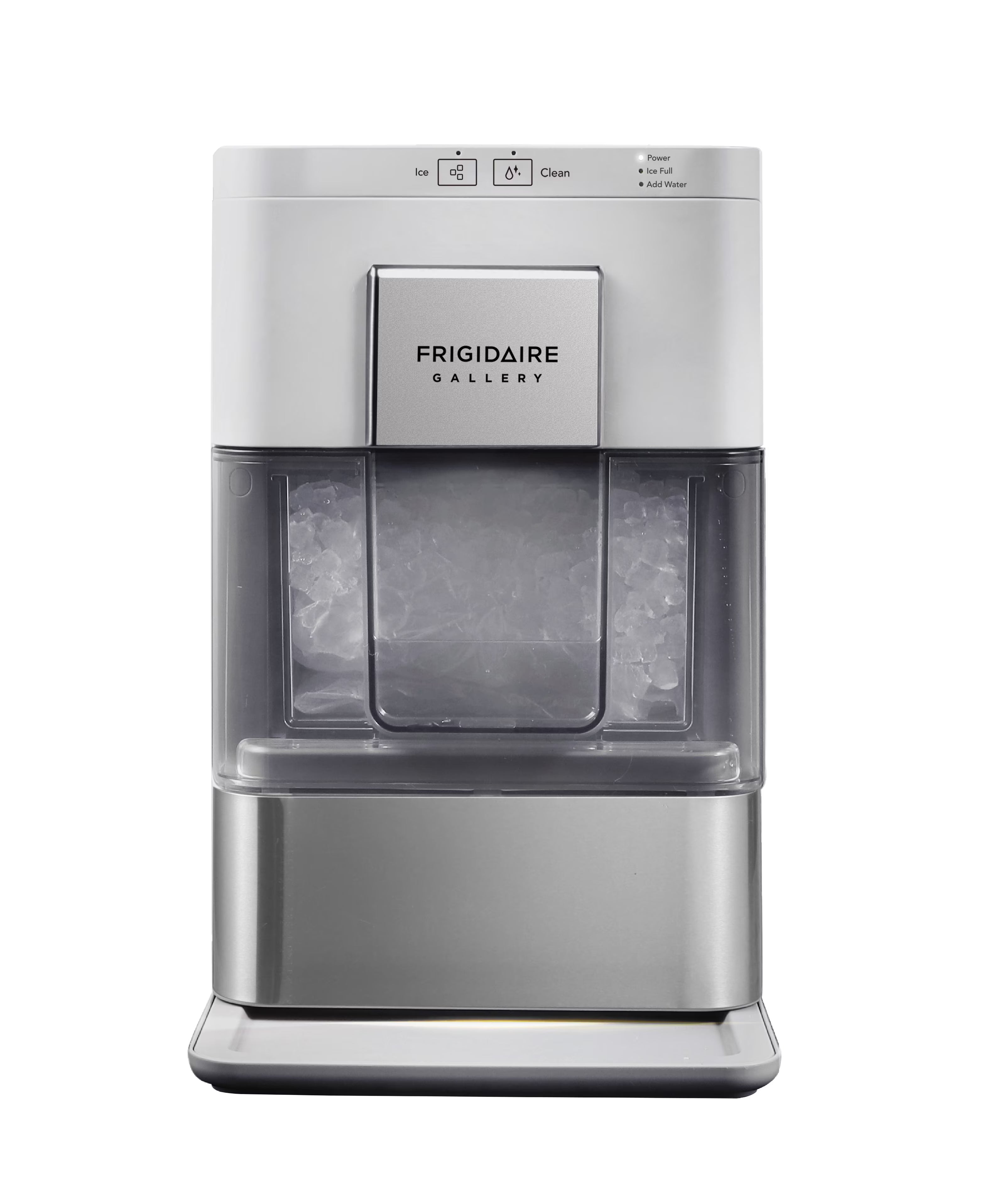 Frigidaire Nugget Ice Maker EFIC256. Countertop Nugget Ice Machine with Transparent Window. Nugget Ice Maker with 44 lbs. Capacity. Auto Self Cleaning Ice Maker Machine. Black