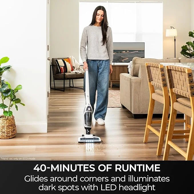 Kenmore DS1030 Lightweight Cordless Stick Vacuum Cleaner. 24V. White. Handvac under 3lbs