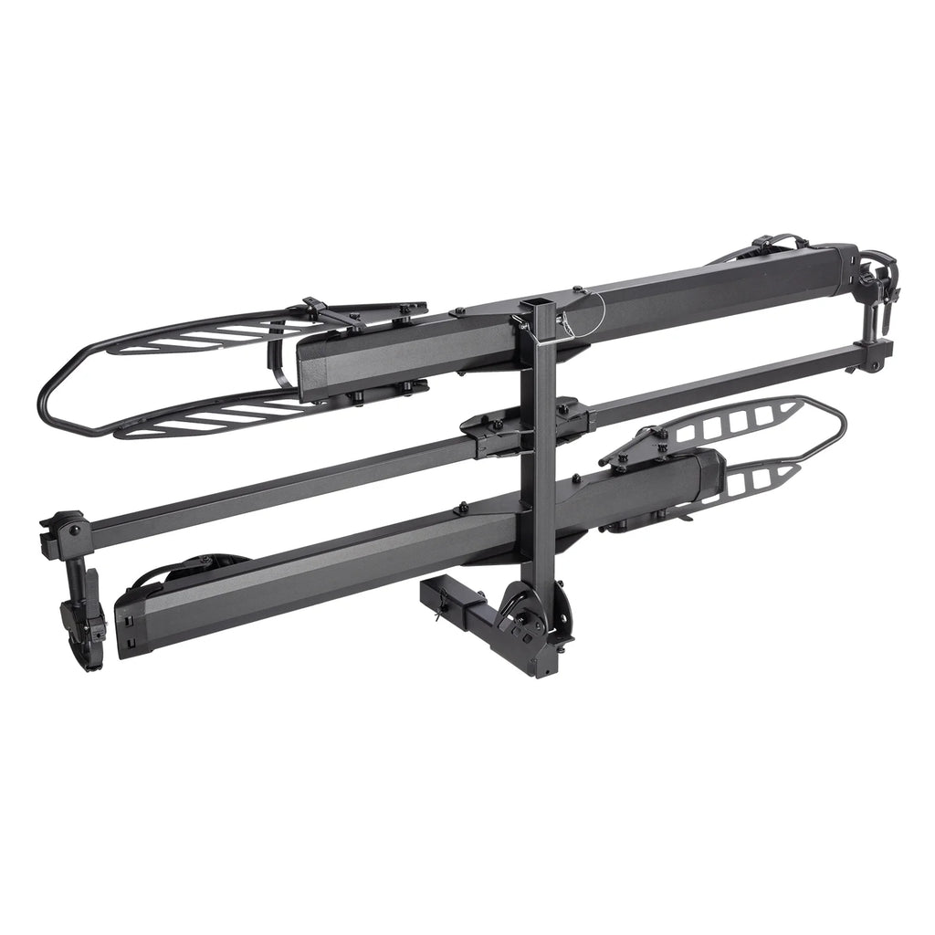 Young Electric Ebike Rack. 200lb Capacity. Alloy Steel Hitch Mount. Fits 5-Inch Fat Tire Bikes. 2-Inch Receiver