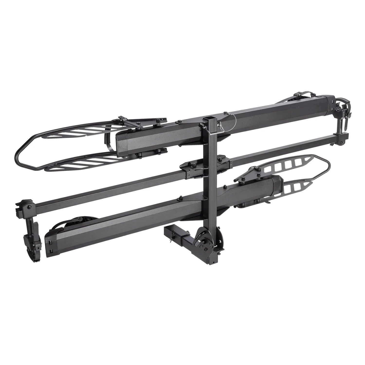 Young Electric Ebike Rack. 200lb Capacity. Alloy Steel Hitch Mount. Fits 5-Inch Fat Tire Bikes. 2-Inch Receiver