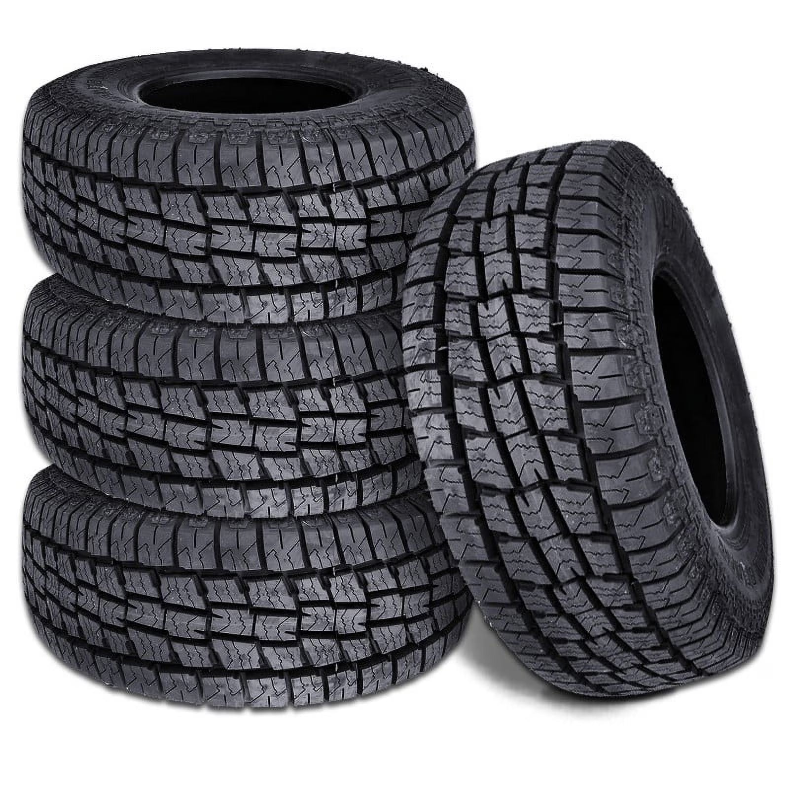 Set of 4 Lexani Terrain Beast AT LT 235/75R15 107S 8-PLY All Terrain Truck Tires LXSTAT1575020 / 235/75/15 / 2357515 Fits: 1995-99 Chevrolet Tahoe LT. 1999 Chevrolet Silverado 1500 Base