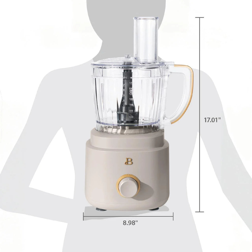 Beautiful 10-Cup Food Processor with Accessories. White Icing by Drew Barrymore