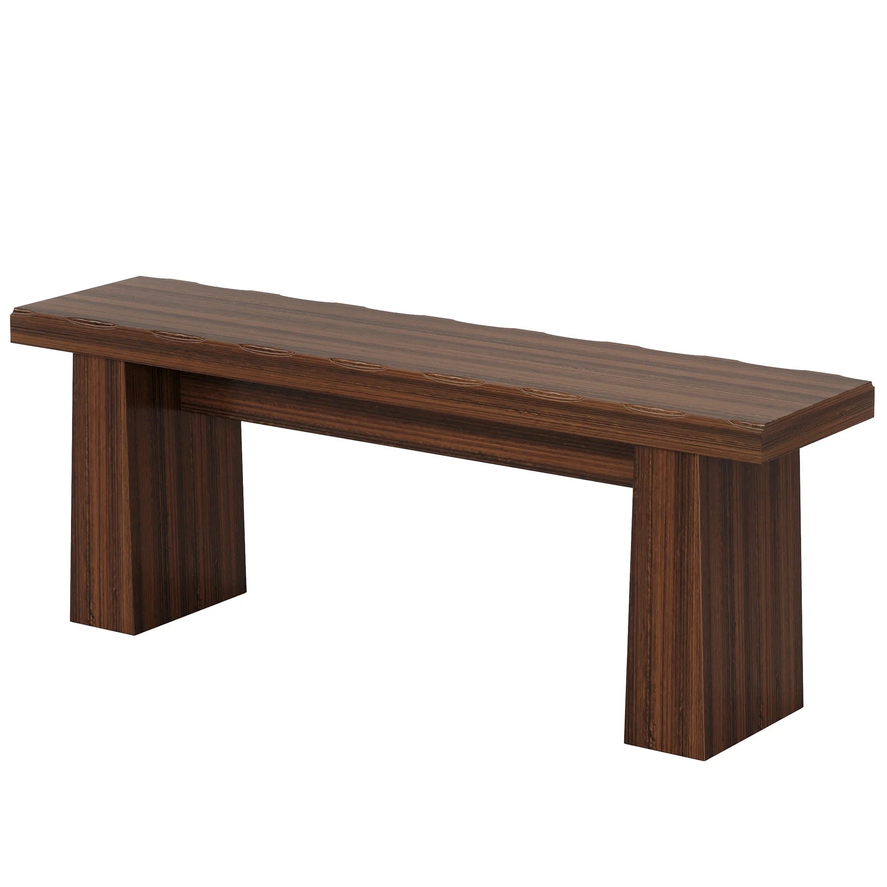 Fnova 48 Wooden Two - Person Backless Entryway Bench with Under - Bench Storage for Outdoor Garden. Living Room. Bedroom. Dining Room. Hallway